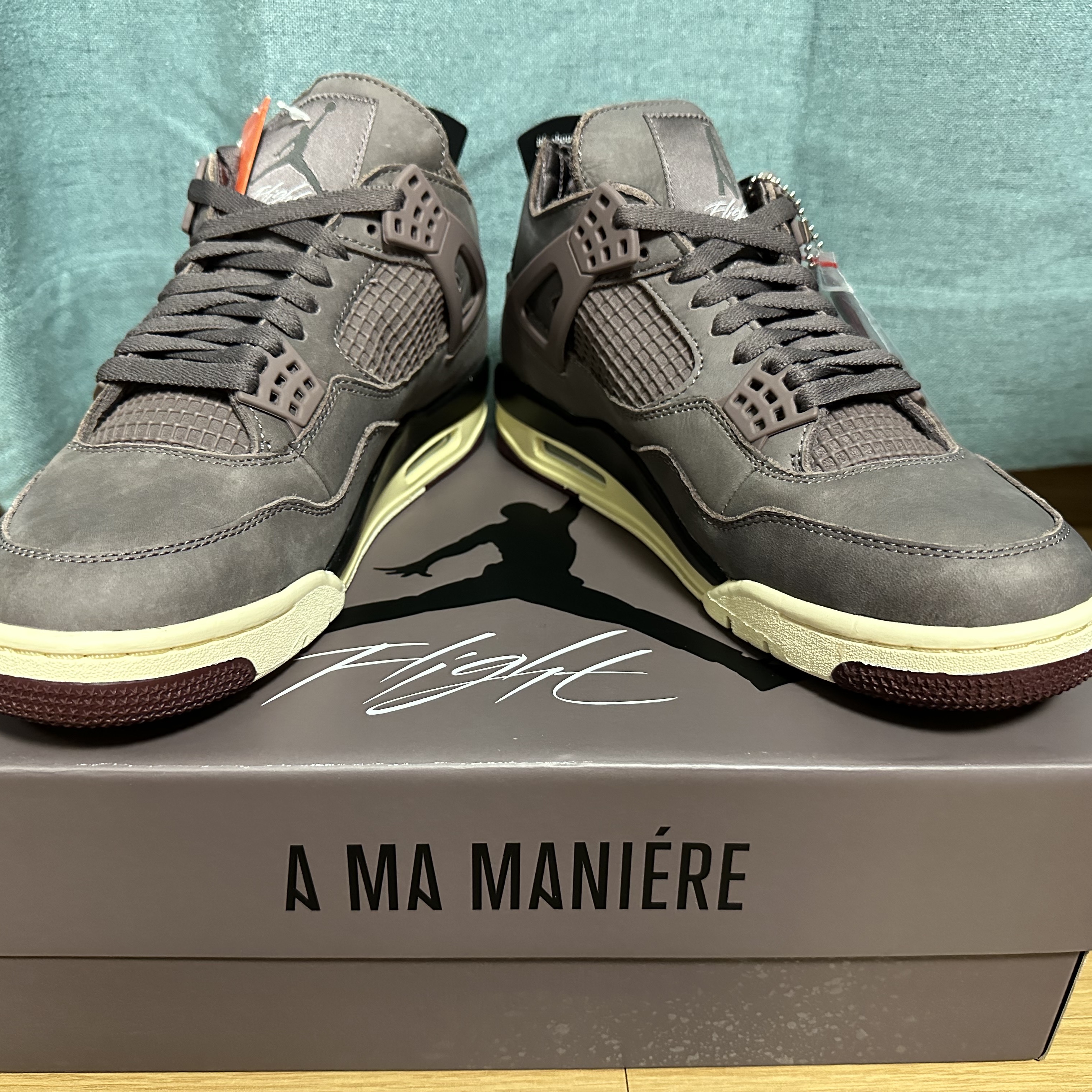 Jordan 4 x A Ma Maniere Retro Violet Ore 착용 스타일 - 2