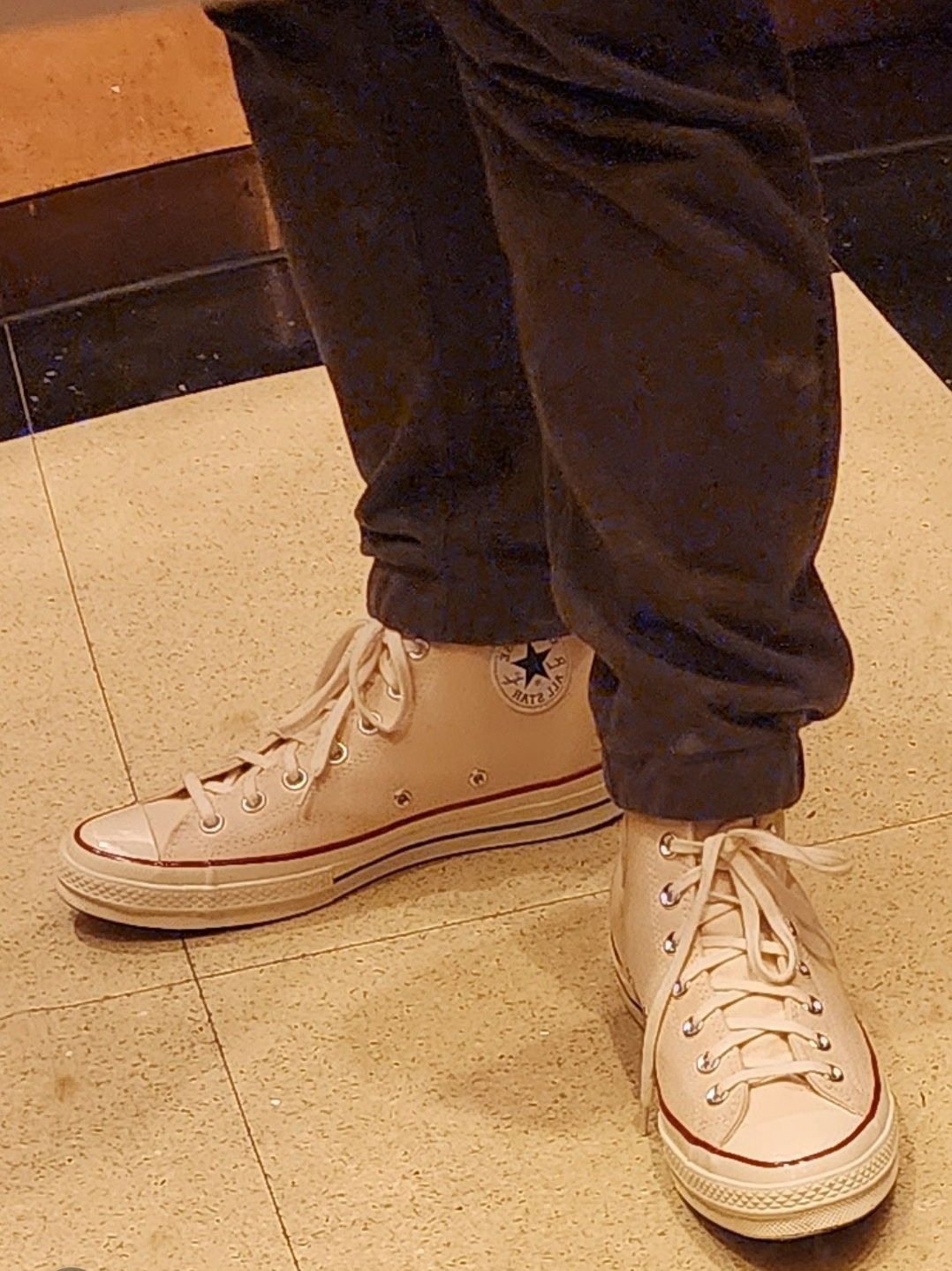 Converse Chuck 70 High Parchment 착용 스타일