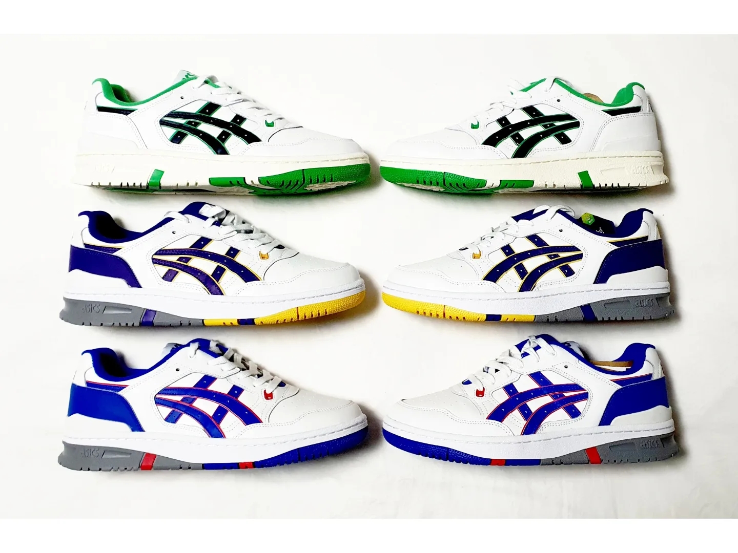 Asics EX89 White French Blue, Asics EX89 White Gentry Purple 착용 스타일 - 4