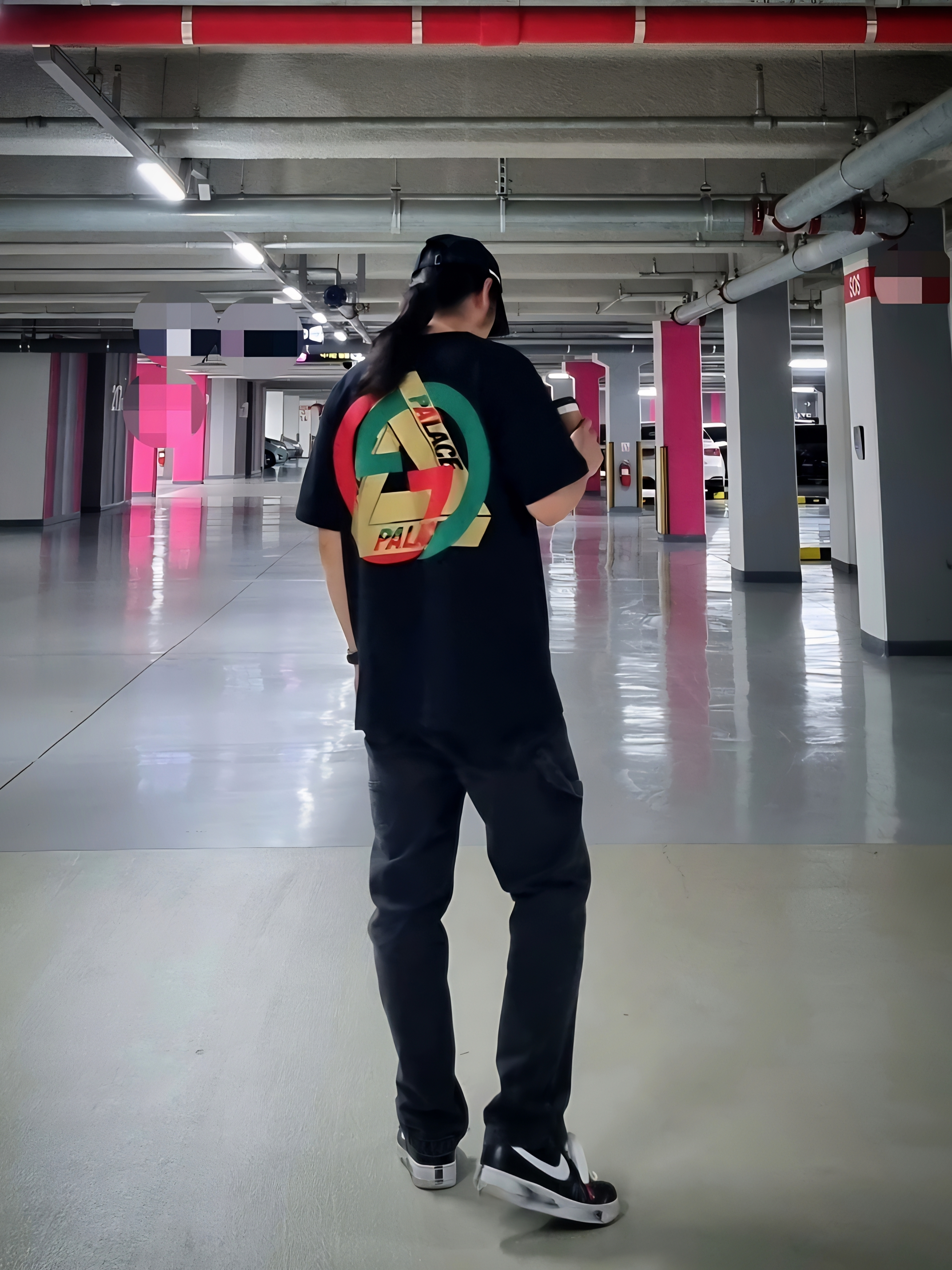 Palace x Gucci Printed Heavy Cotton Jersey T-Shirt Black - 22FW, Nike x Peaceminusone Air Force 1 Low Para-Noise 착용 스타일