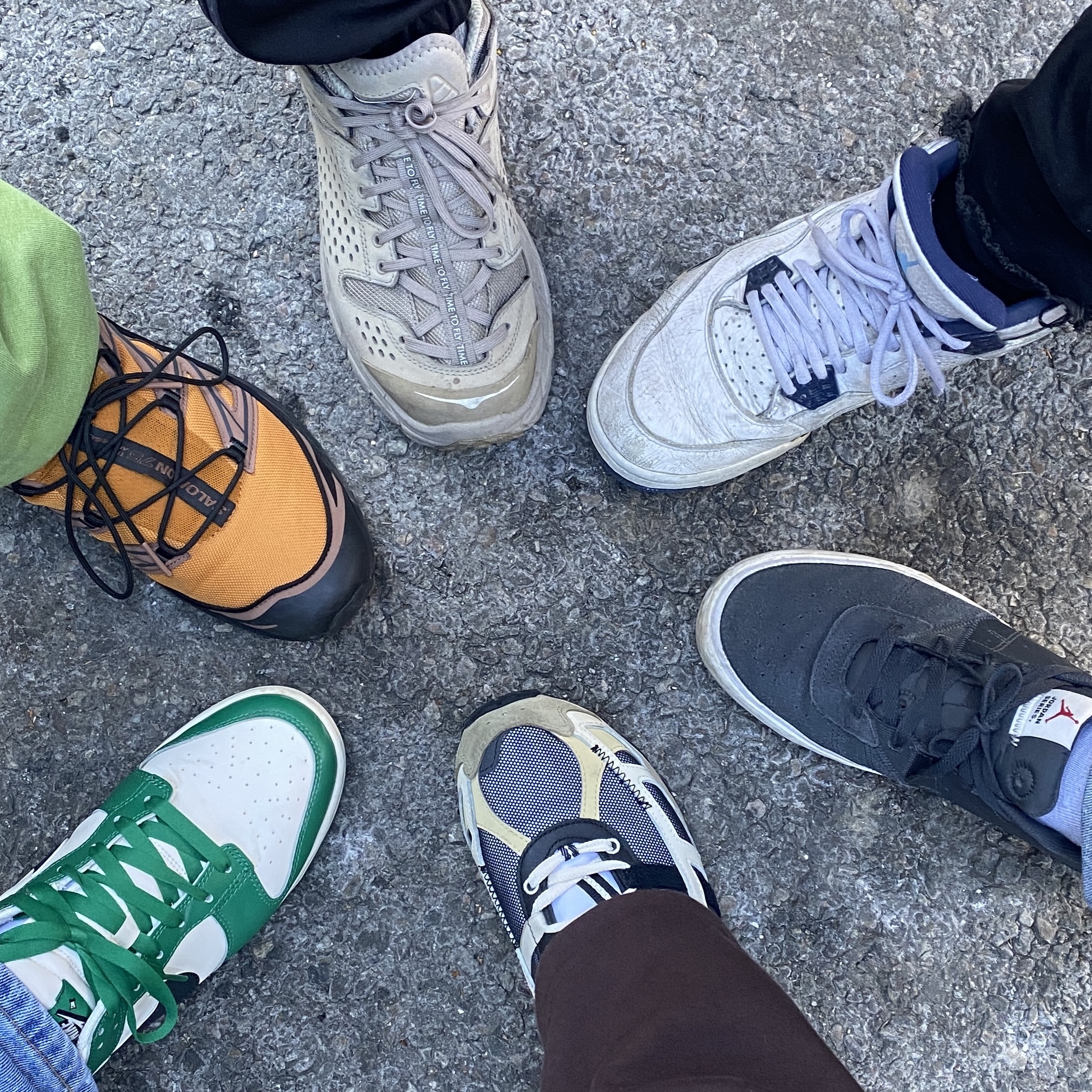 Jordan 4 Retro Columbia 2015, Adidas x Song for the Mute Shadowturf Core Black 착용 스타일