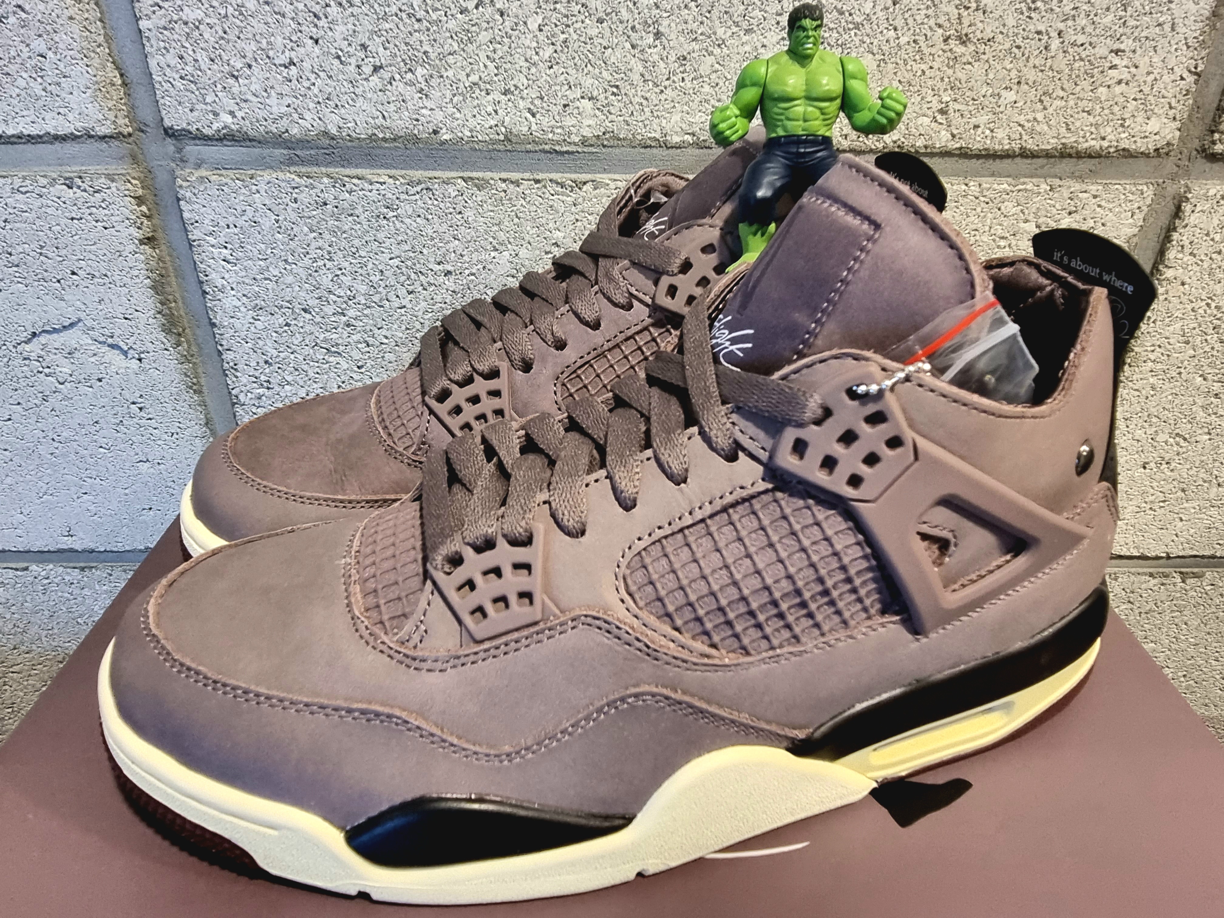 Jordan 4 x A Ma Maniere Retro Violet Ore 착용 스타일 - 1