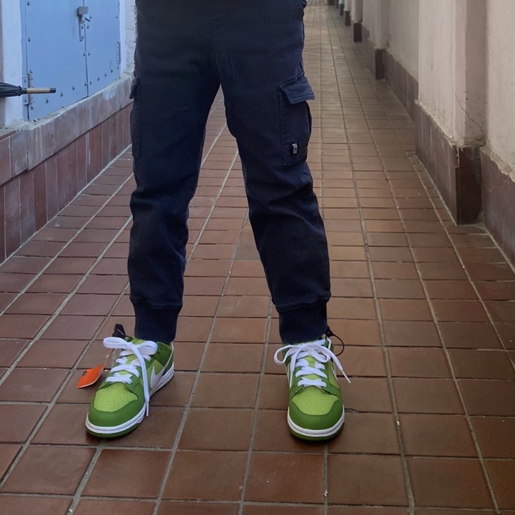 (PS) Nike Dunk Low Vivid Green 착용 스타일
