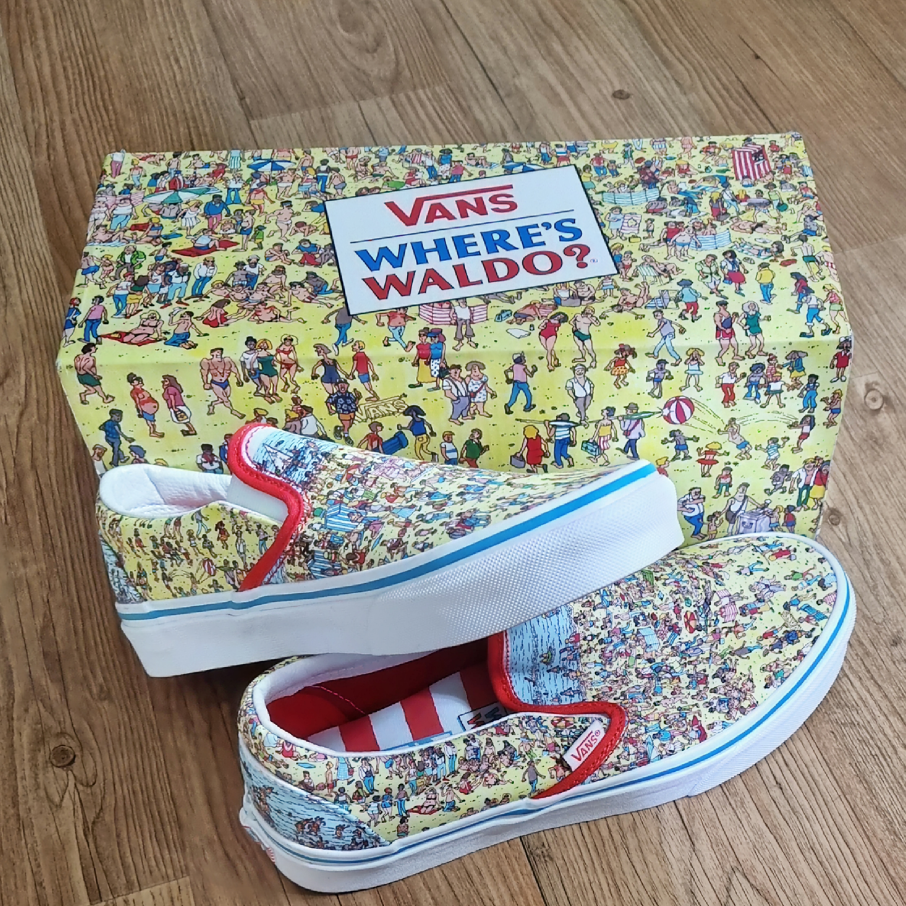 Vans x Where's Waldo Classic Slip-On 착용 스타일