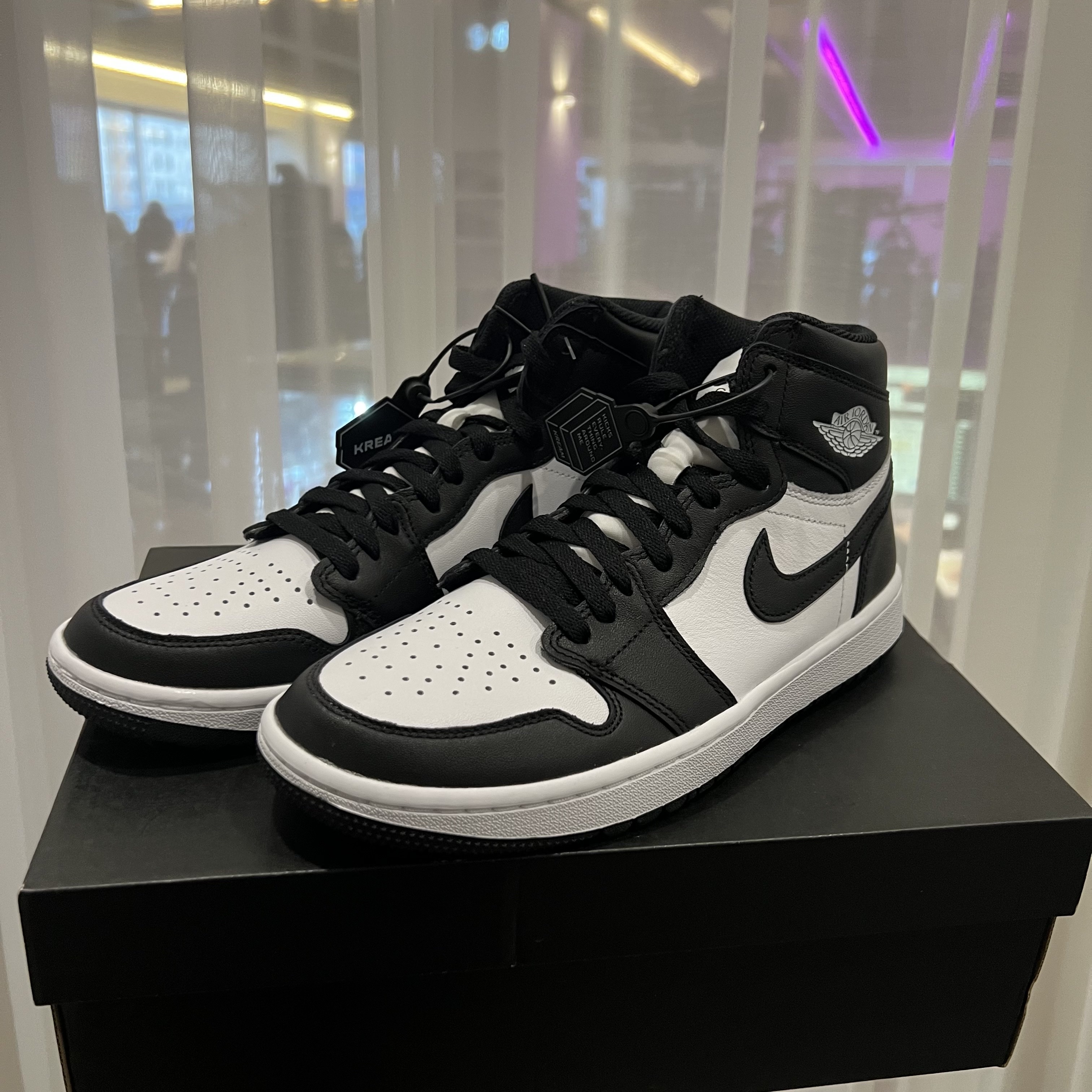 Jordan 1 High Golf White Black 착용 스타일