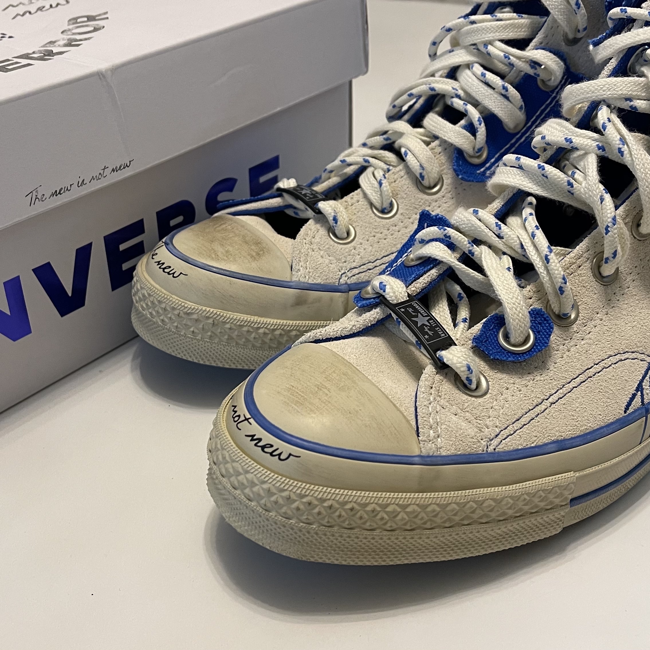 Converse x Ader Error Chuck 70 High White 착용 스타일 - 1