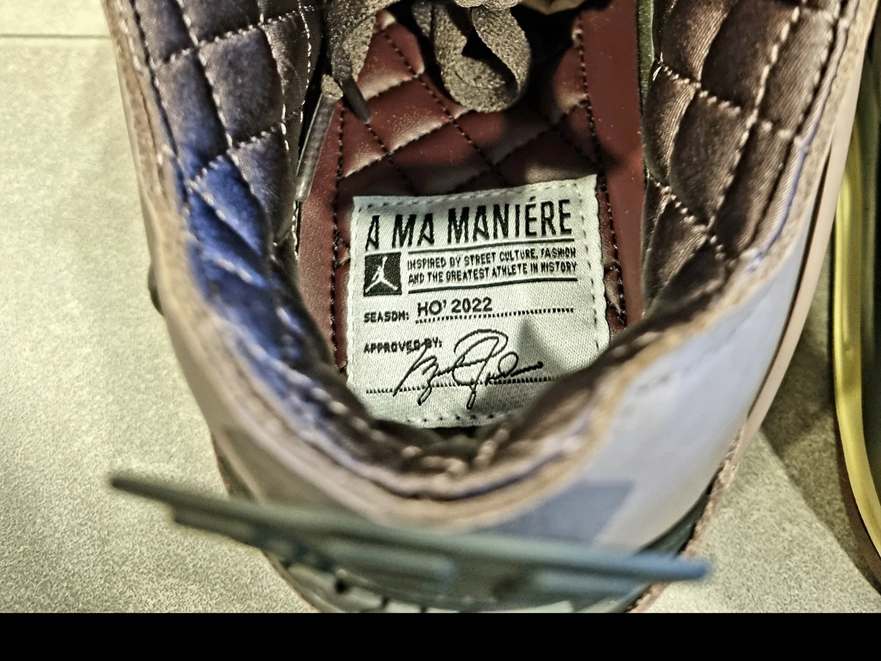 Jordan 4 x A Ma Maniere Retro Violet Ore 착용 스타일 - 4