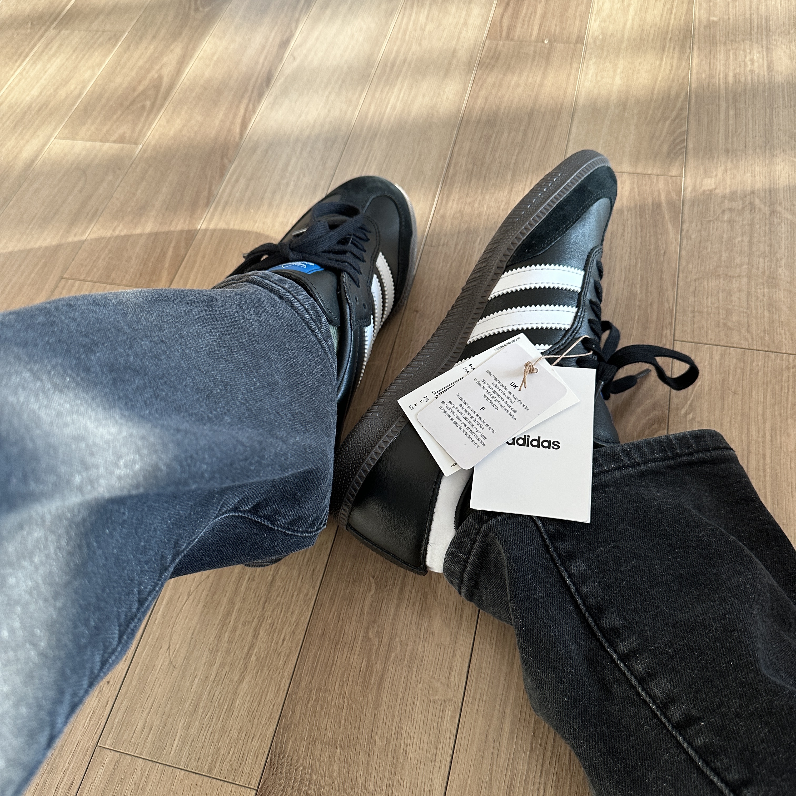 Adidas Samba ADV Black 착용 스타일 - 2