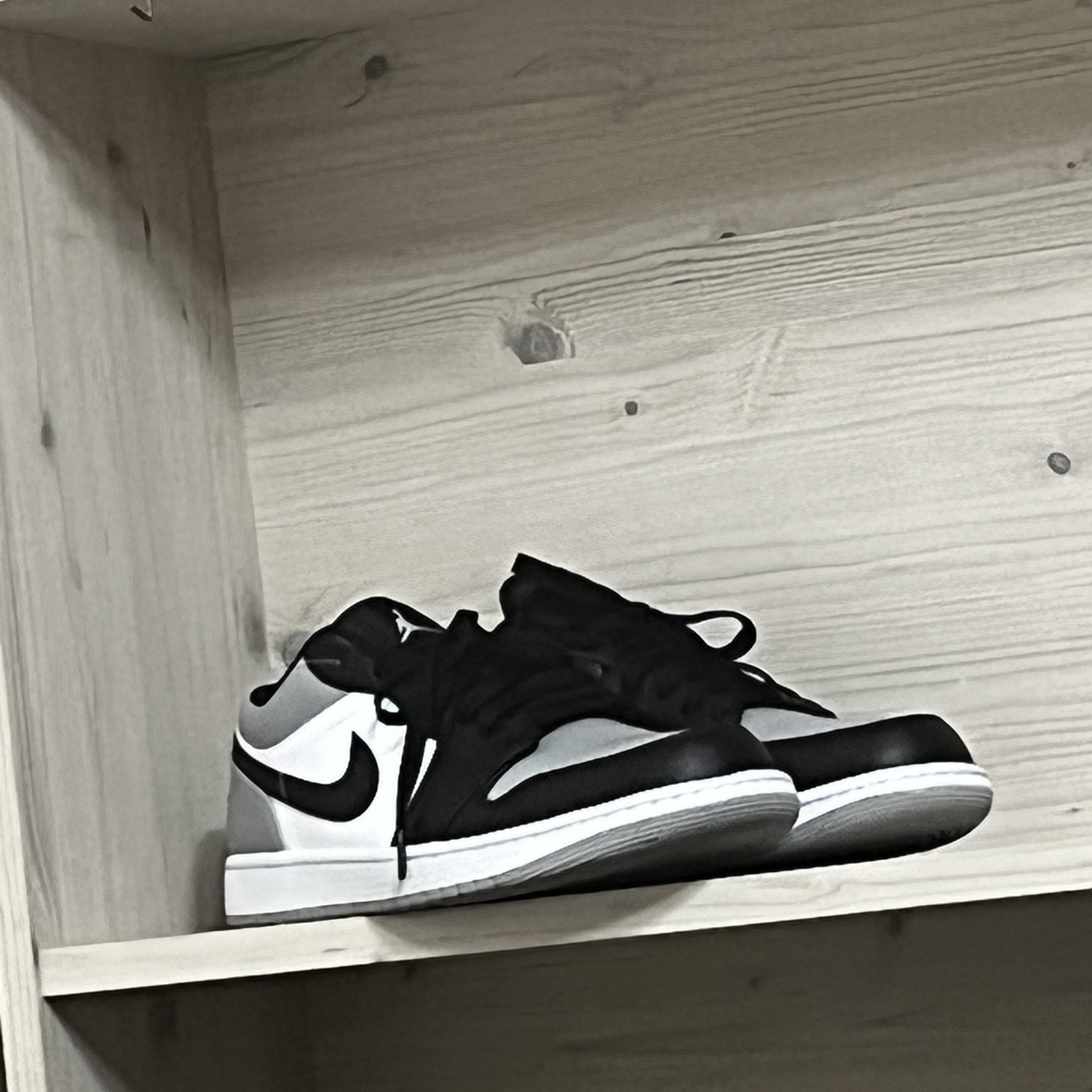 Jordan 1 Low Light Smoke Grey Black 착용 스타일