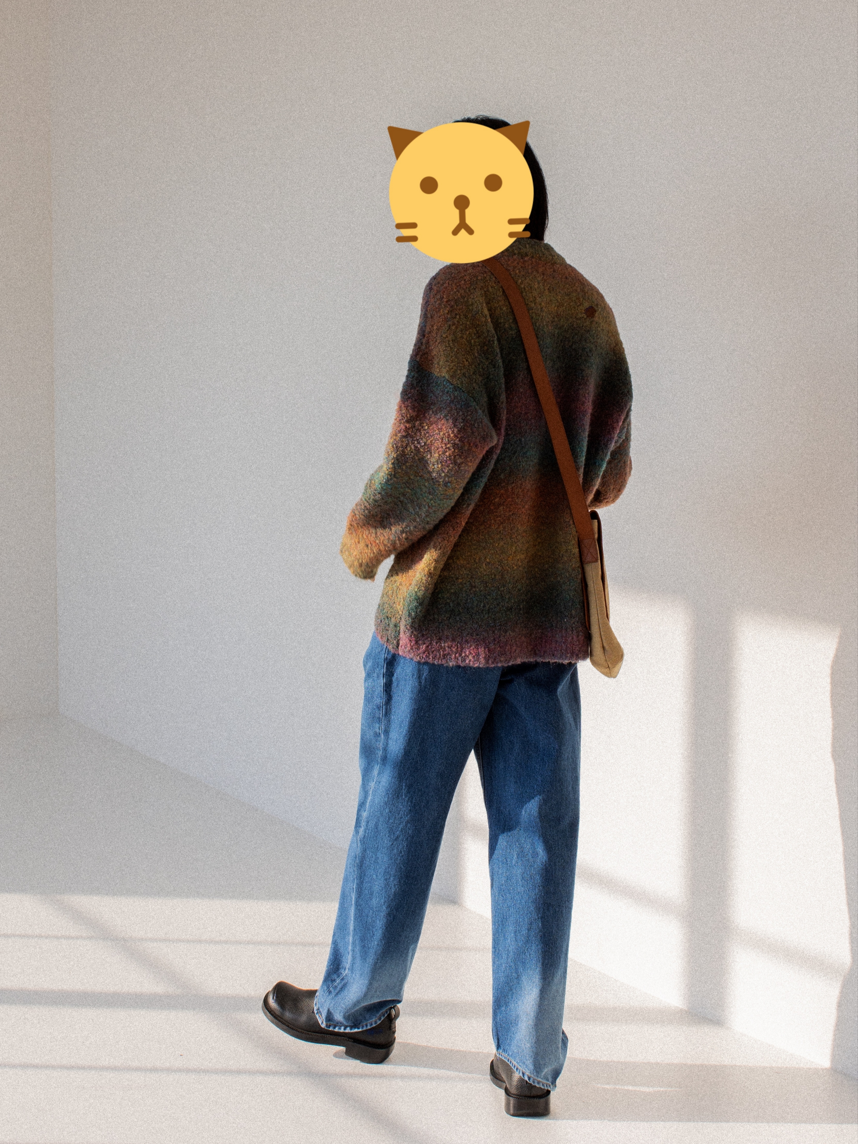Ader Error Pollon Jeans Blue 착용 스타일 - 1