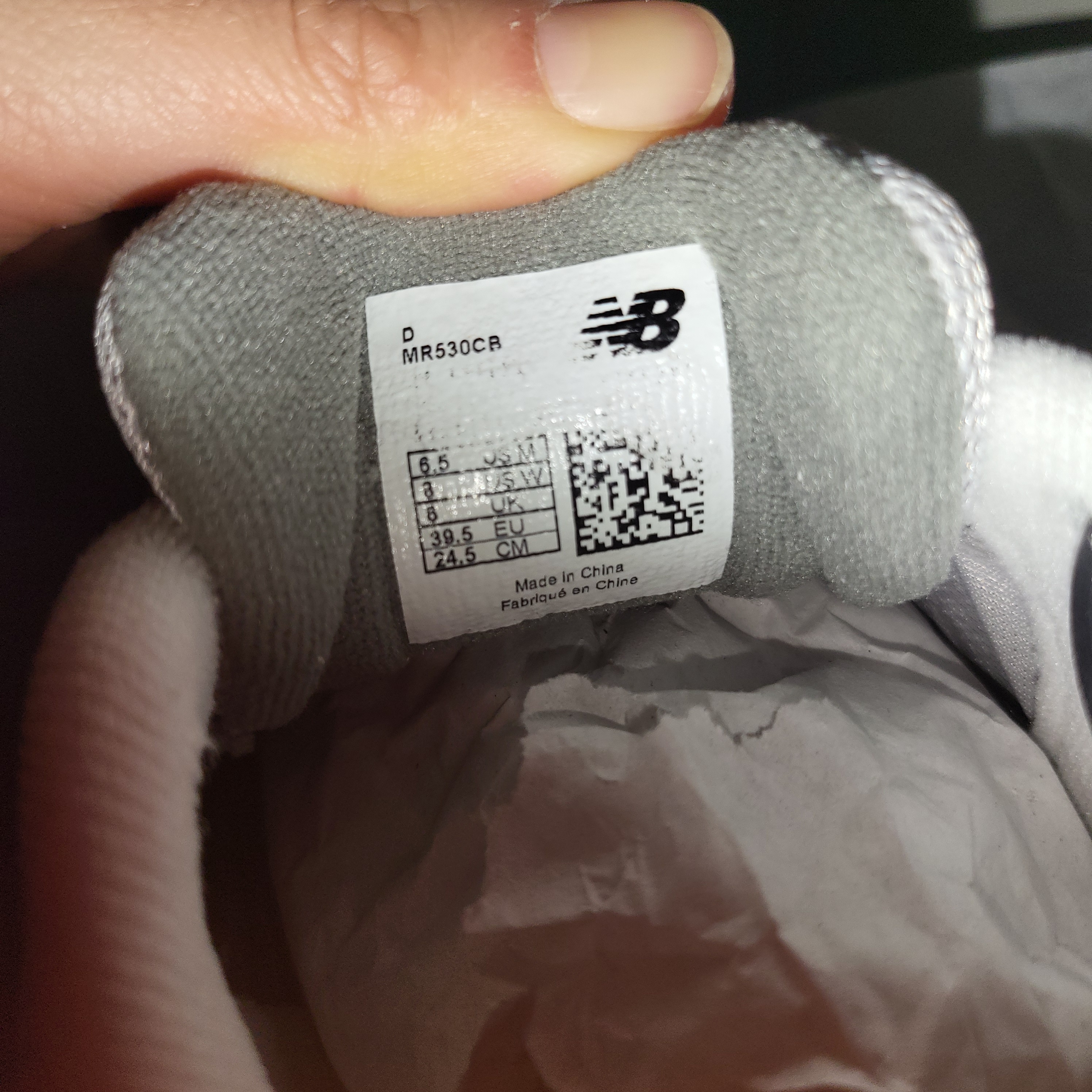 New Balance 530 Classic Grey 착용 스타일