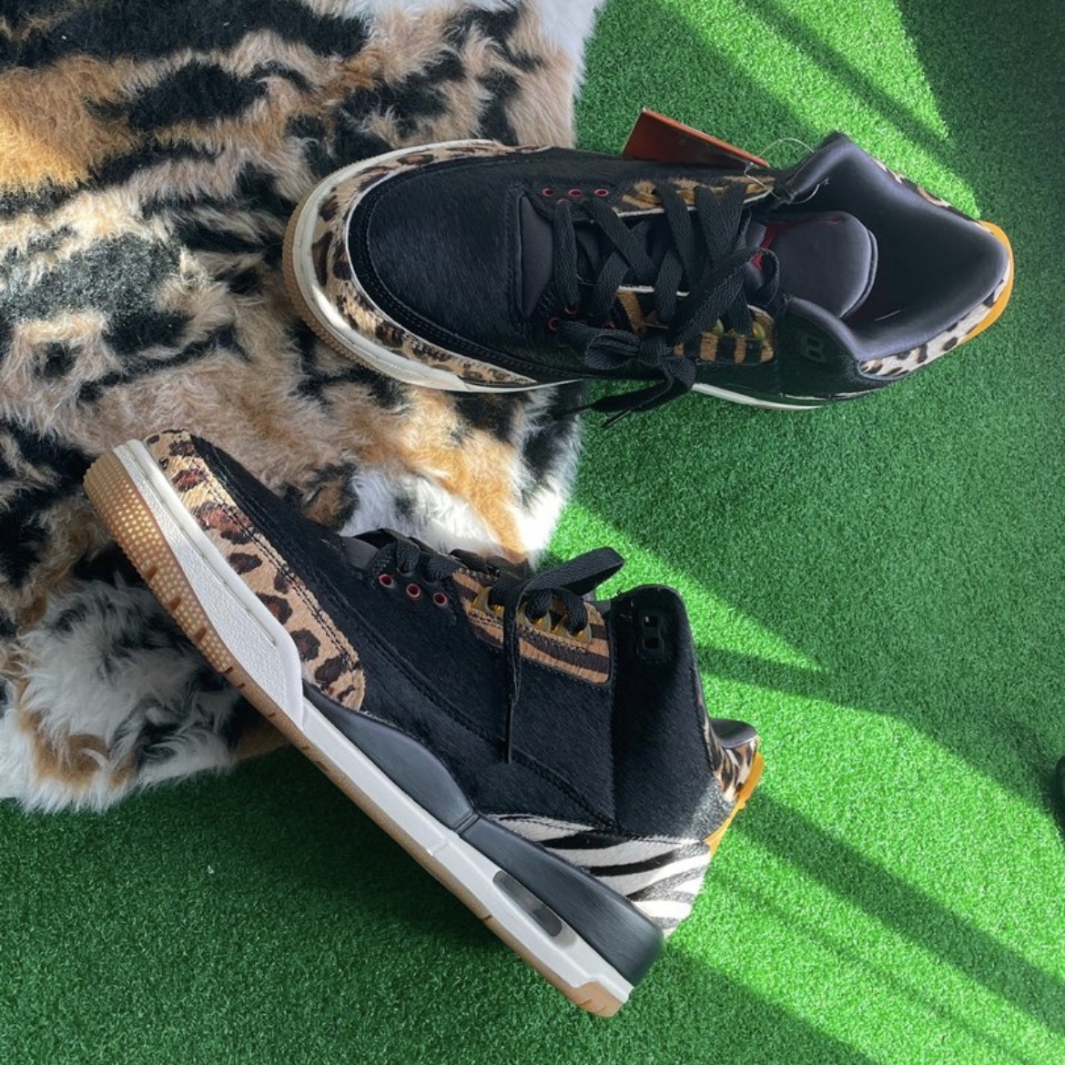 Jordan 3 Retro SE Animal Instinct 착용 스타일 - 3