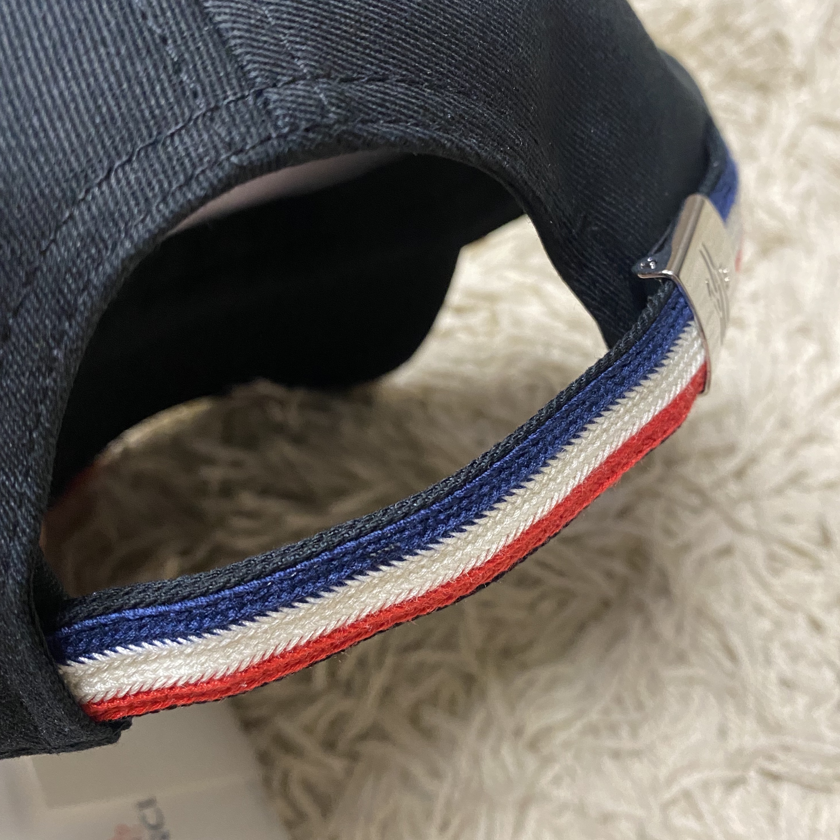 Moncler Logo Baseball Cap Optical Black - 22SS 착용 스타일 - 2