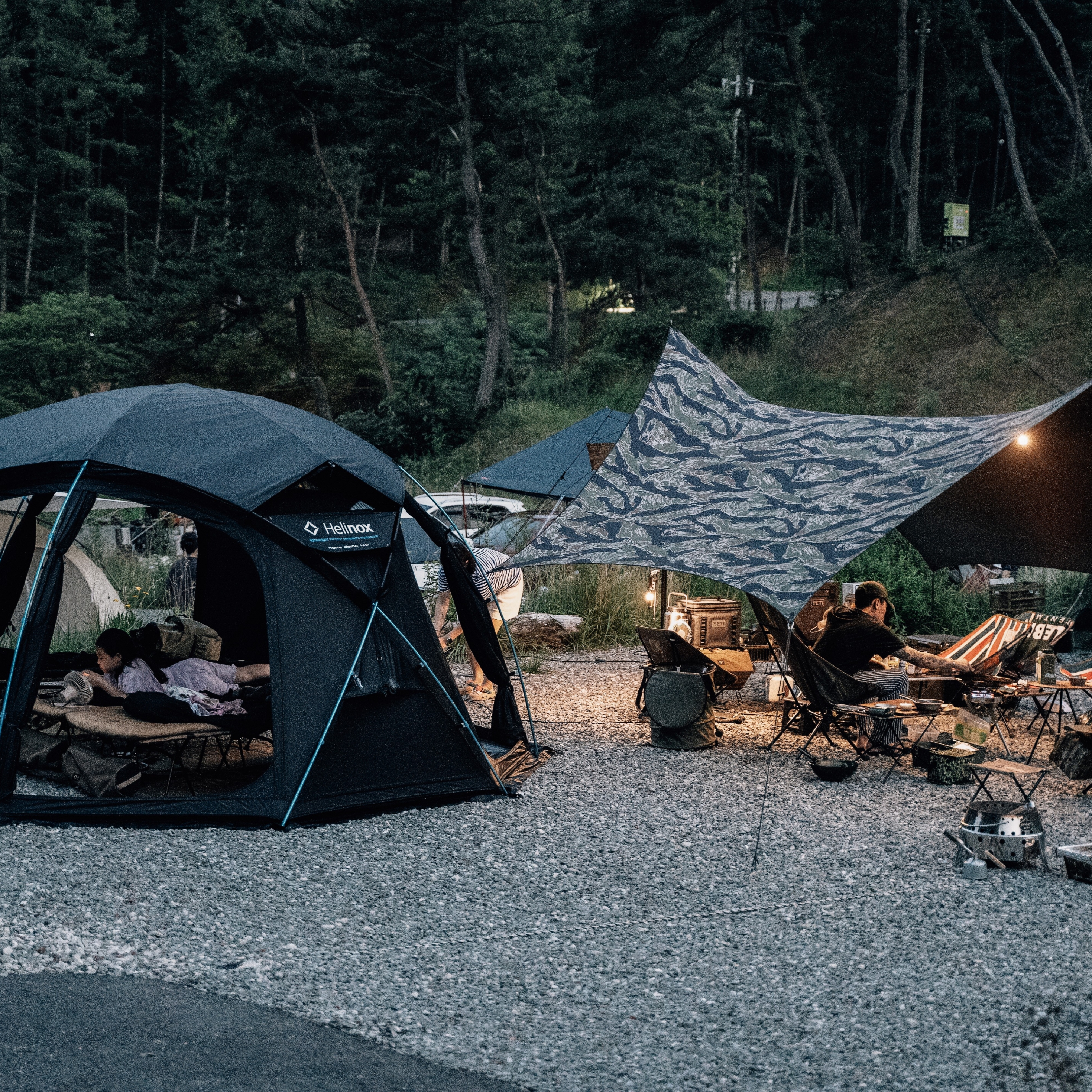 Helinox Nona Dome 4.0 Black 착용 스타일 - 4