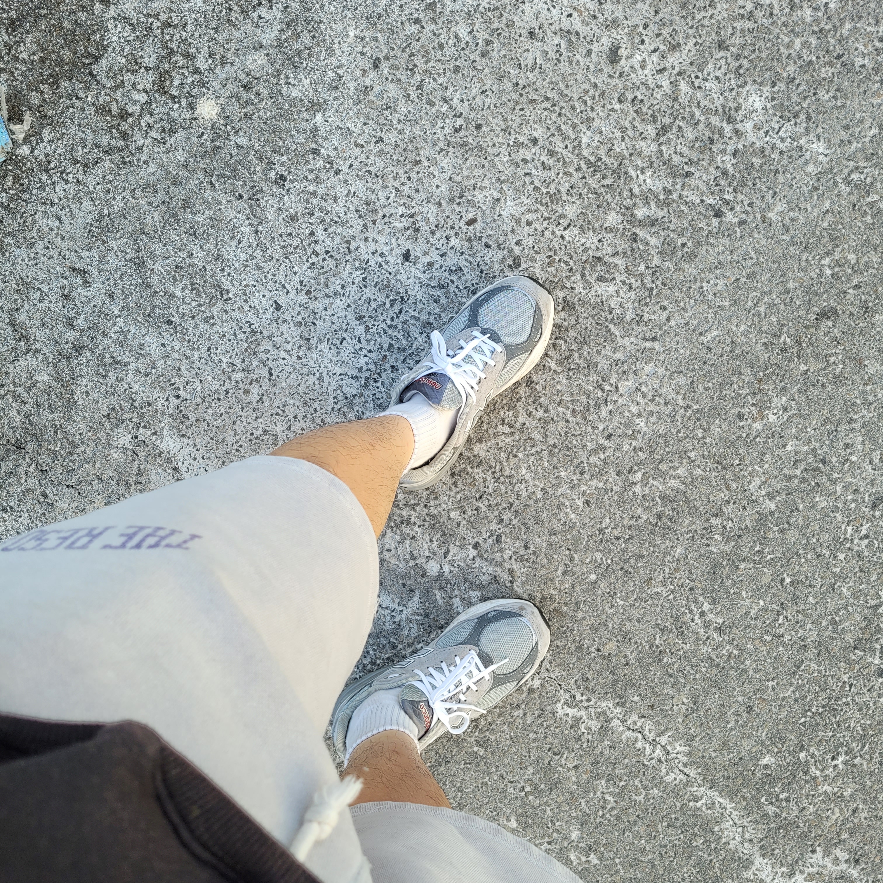 New Balance 990v3 Made in USA Grey - D Standard 착용 스타일