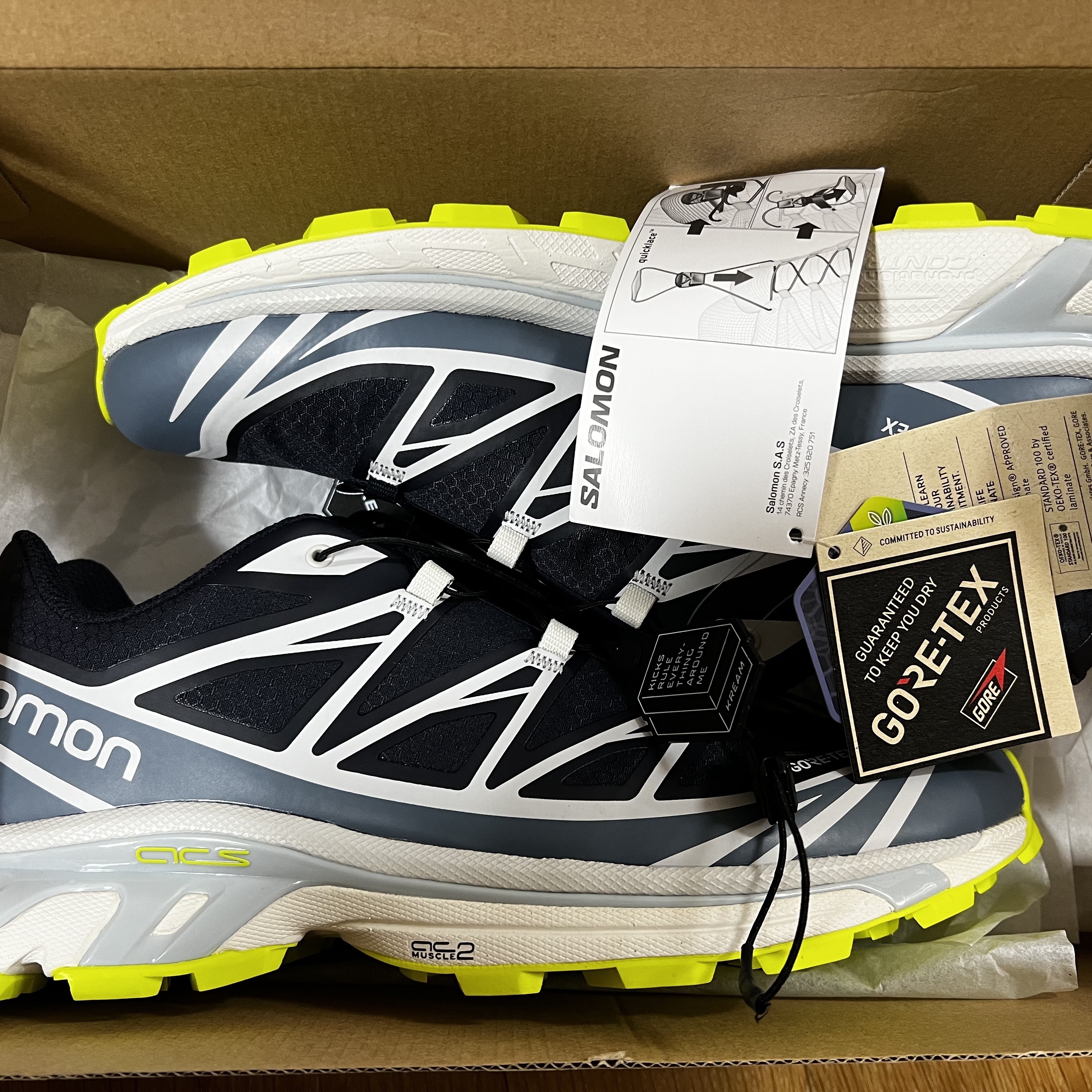 Salomon XT-6 Gore-Tex Night Sky 착용 스타일