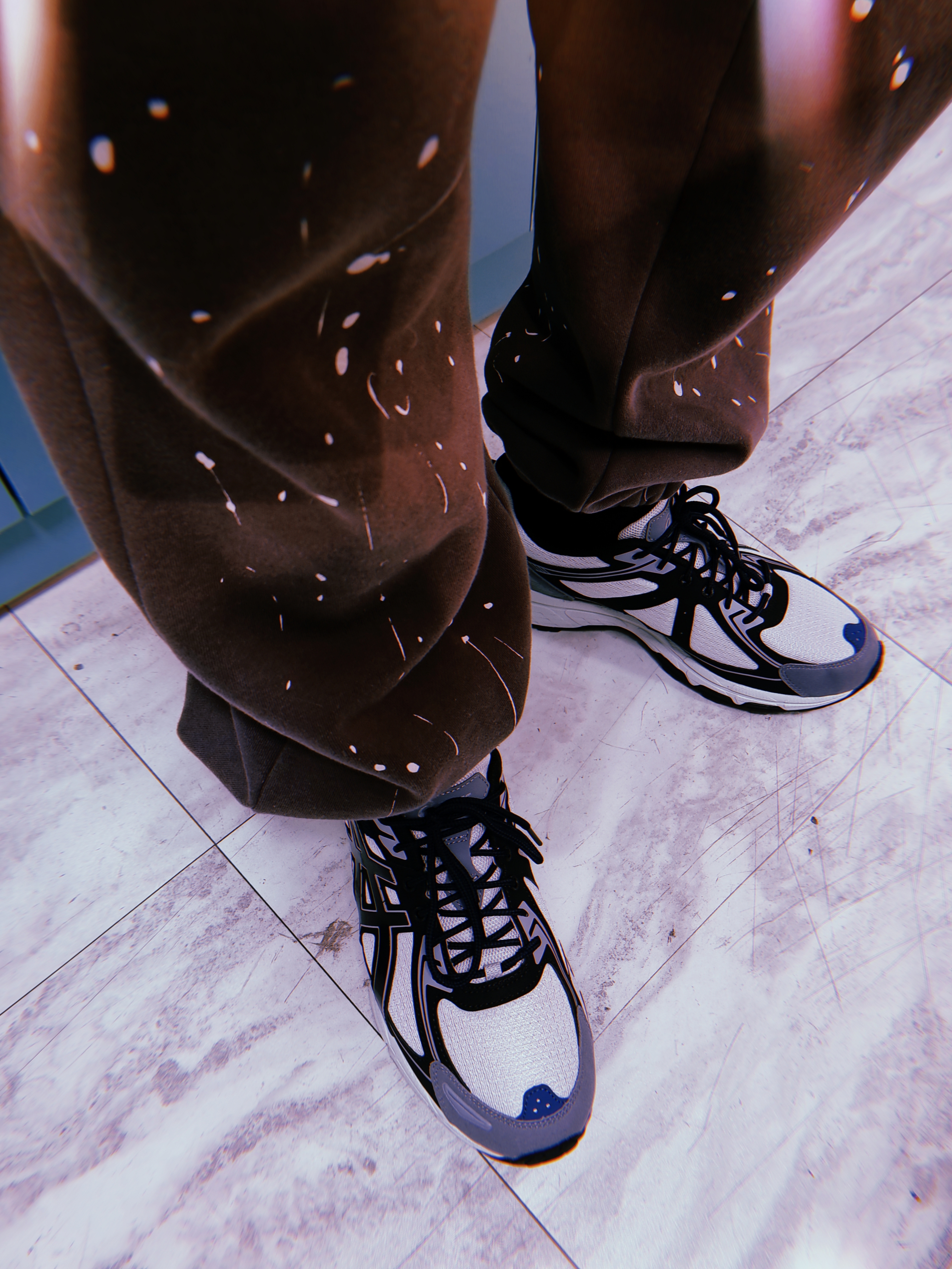 Asics Gel-Venture 6 SPS Glacier Grey 착용 스타일 - 1