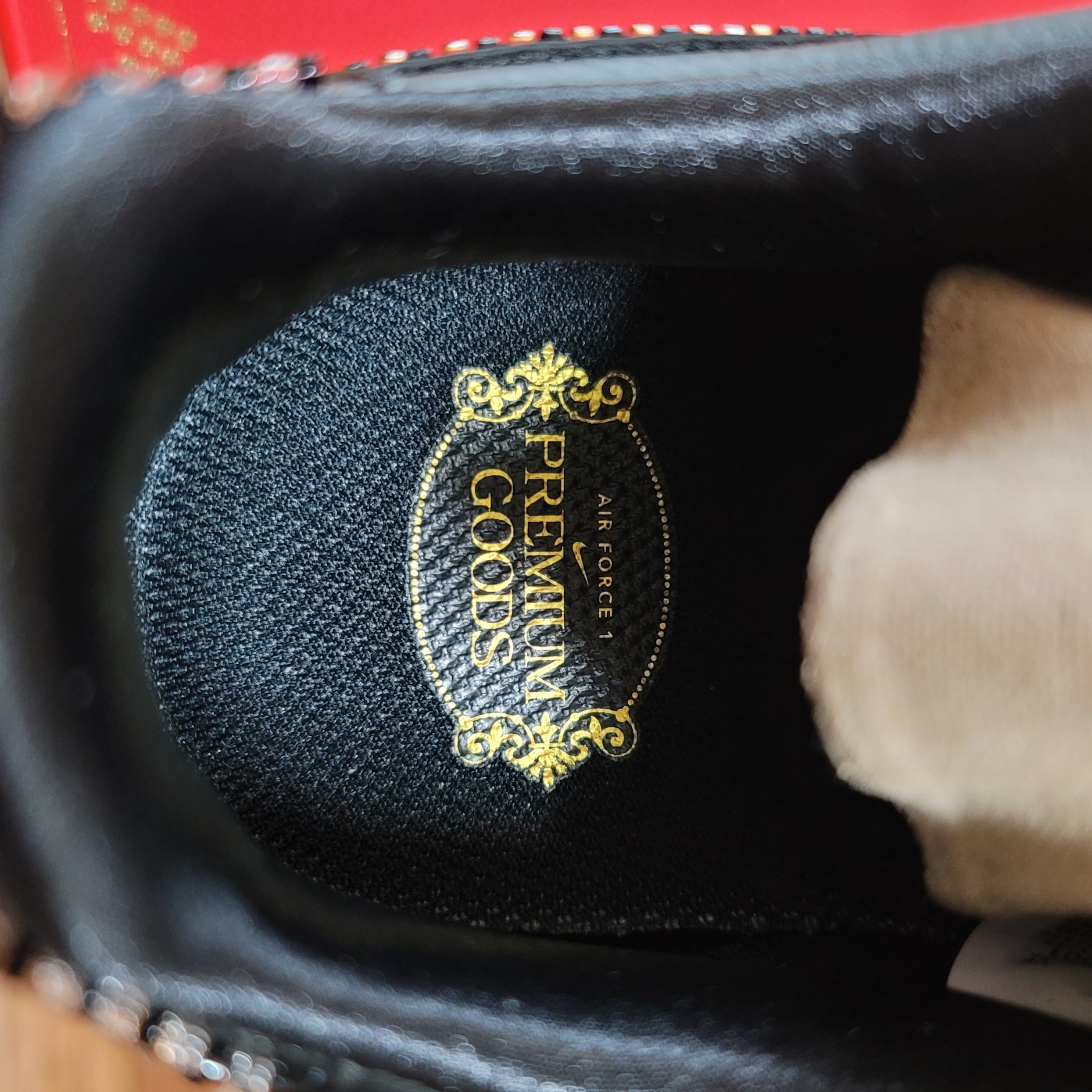 (W) Nike x Premium Goods Air Force 1 Low Black Sand 착용 스타일 - 4
