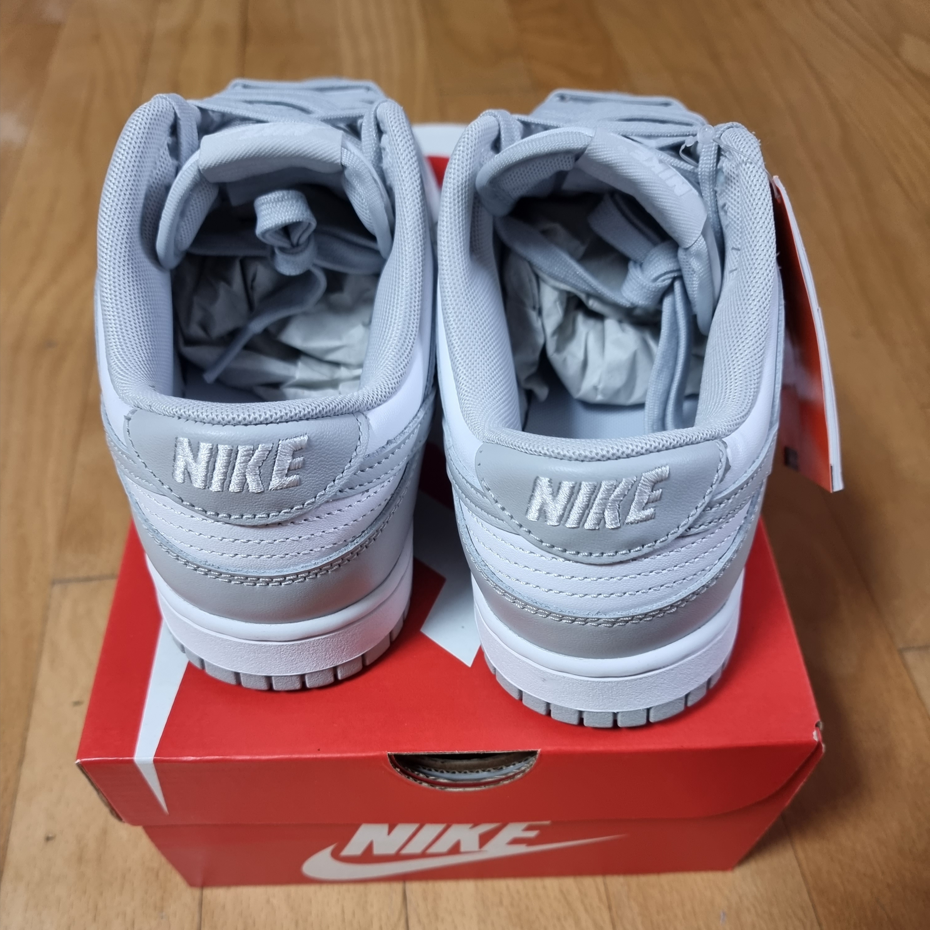 Nike Dunk Low Retro Grey Fog 착용 스타일 - 3