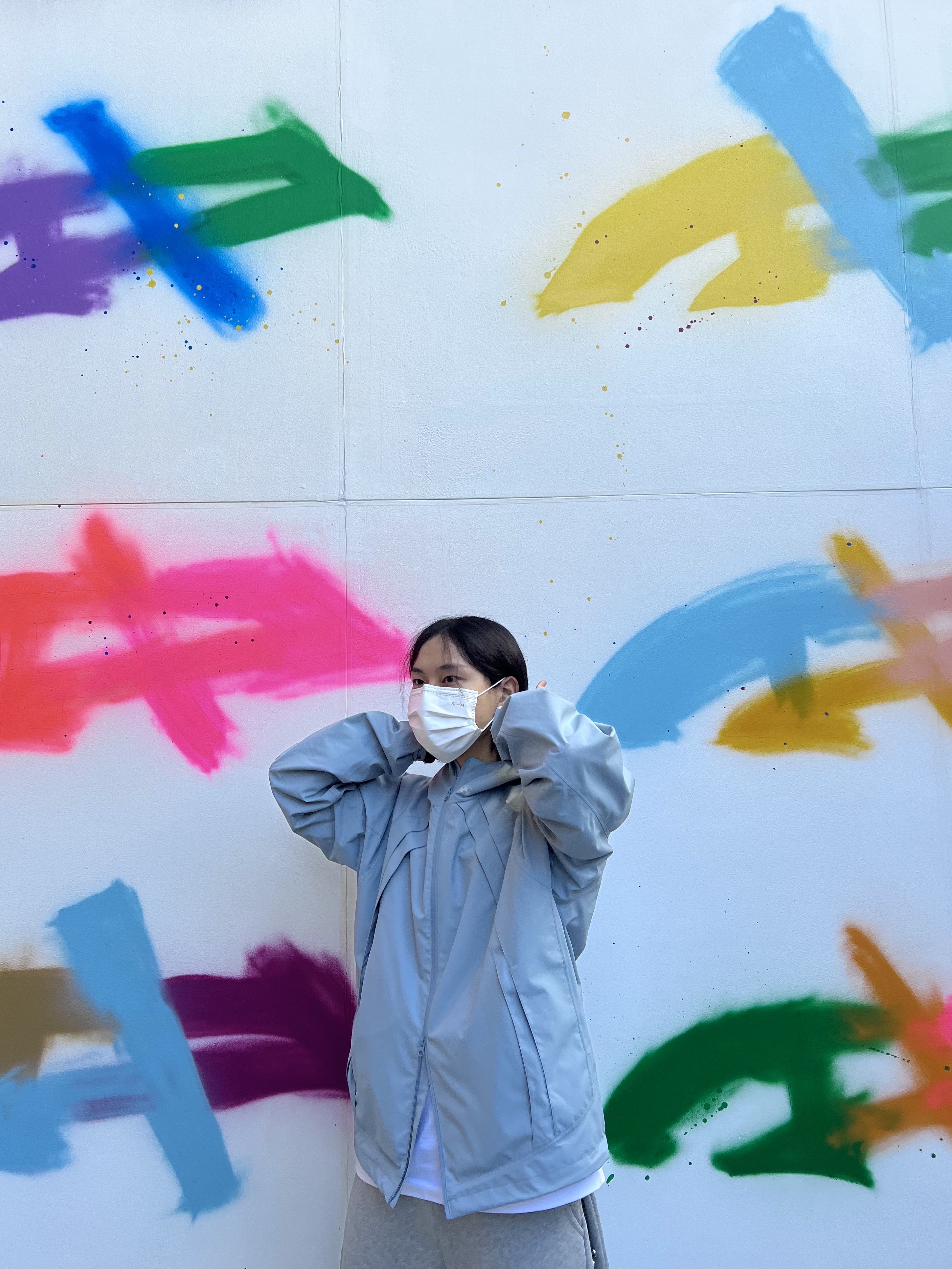 Sansan Gear Windblock Jacket Sky Blue - 22FW 착용 스타일