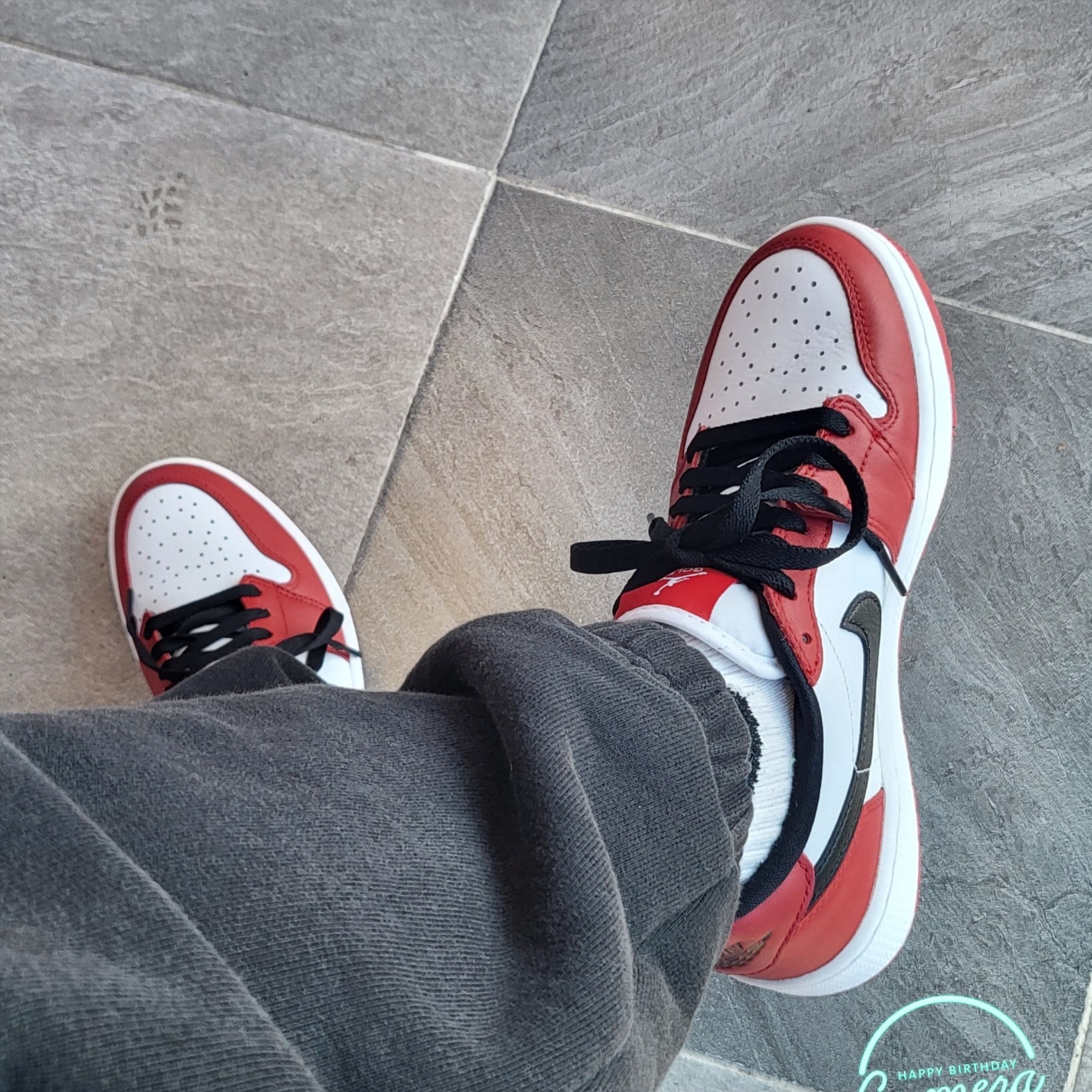 Jordan 1 Low Golf Chicago 착용 스타일 - 1