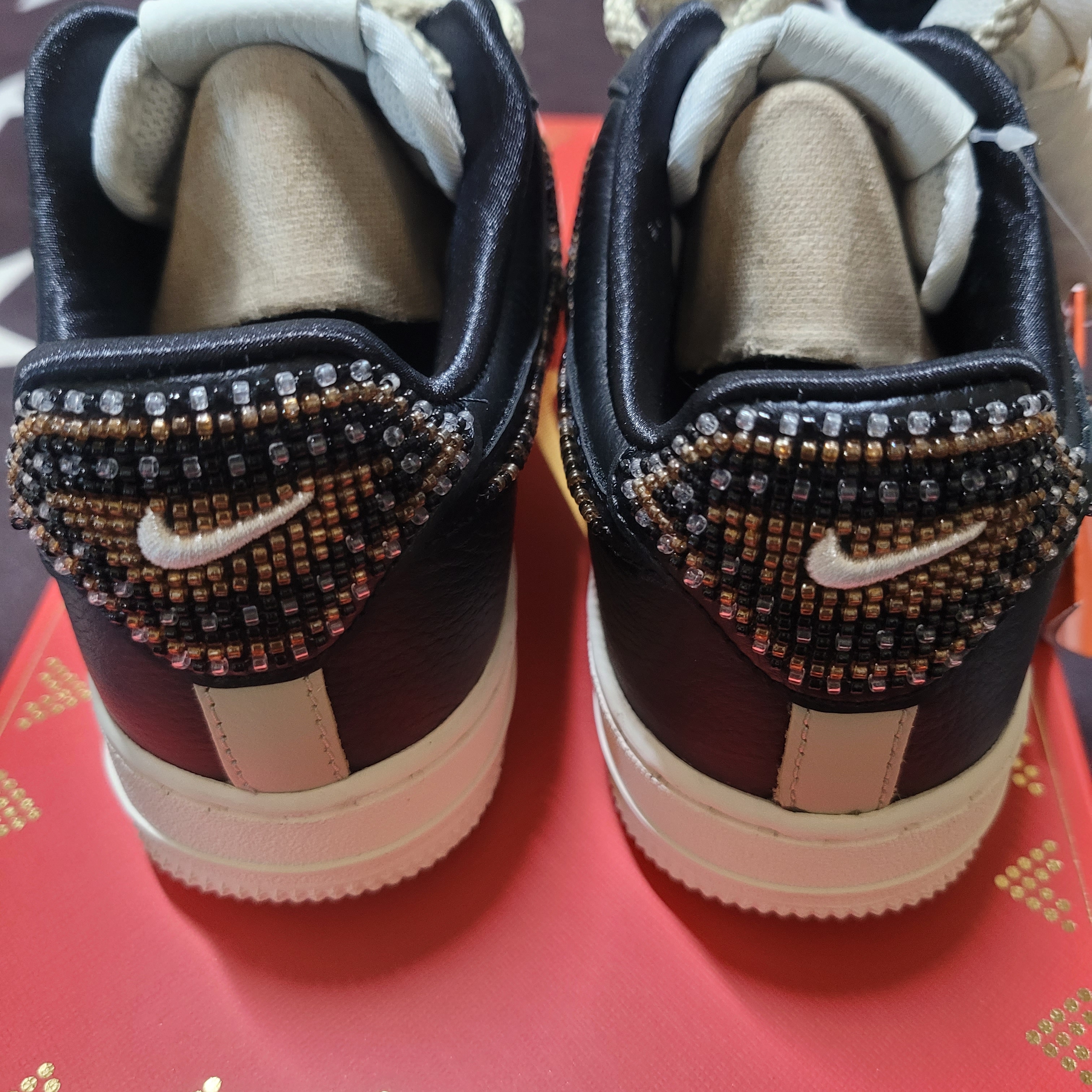 (W) Nike x Premium Goods Air Force 1 Low Black Sand 착용 스타일 - 3