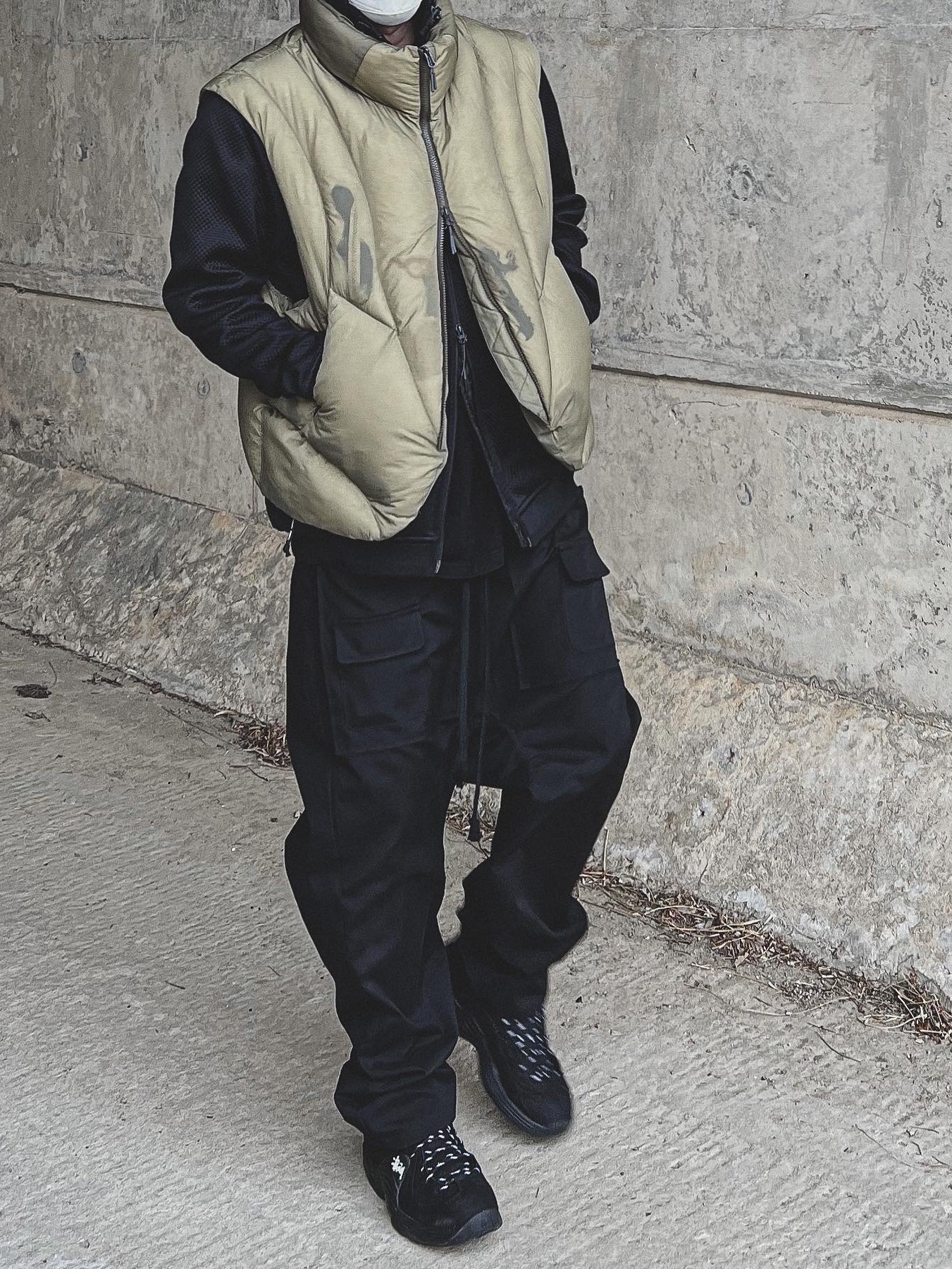 Nike x Stussy Air Penny II Black 착용 스타일 - 2
