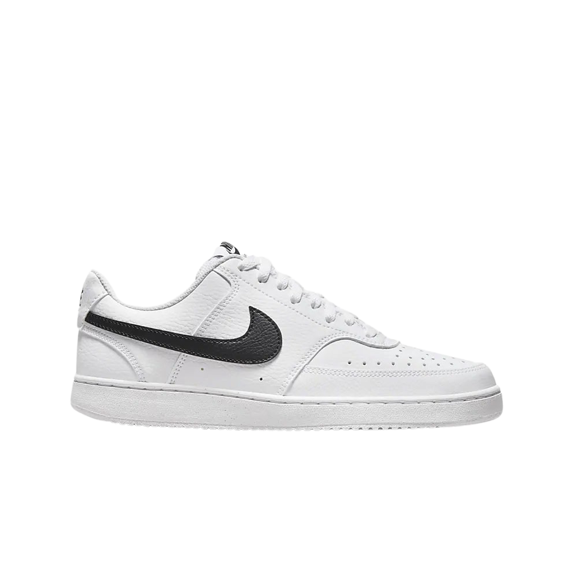 (W) 나이키 코트 비전 로우 넥스트 네이쳐 화이트 블랙((W) Nike Court Vision Low Next Nature White Black) - 1
