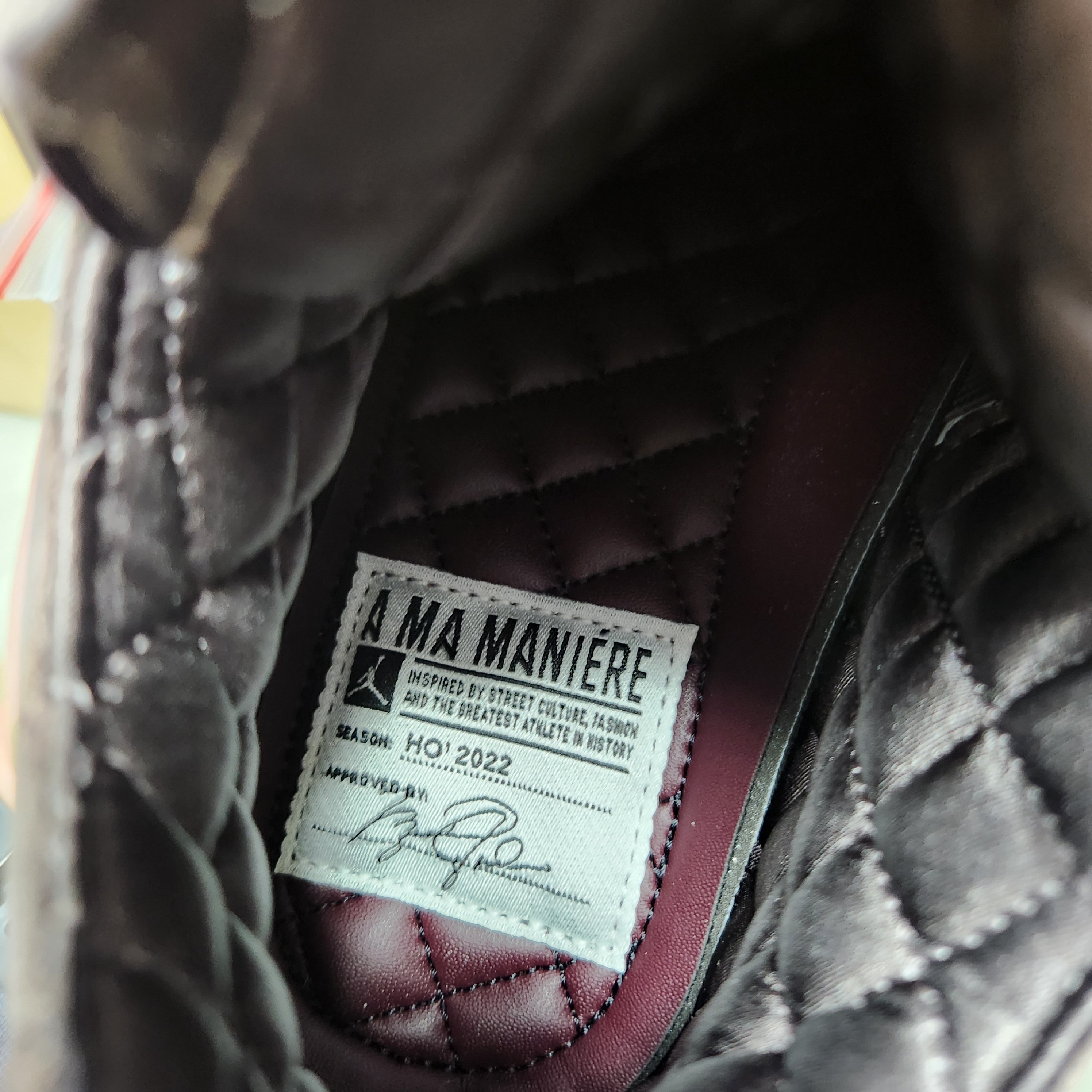 Jordan 4 x A Ma Maniere Retro Violet Ore 착용 스타일 - 1