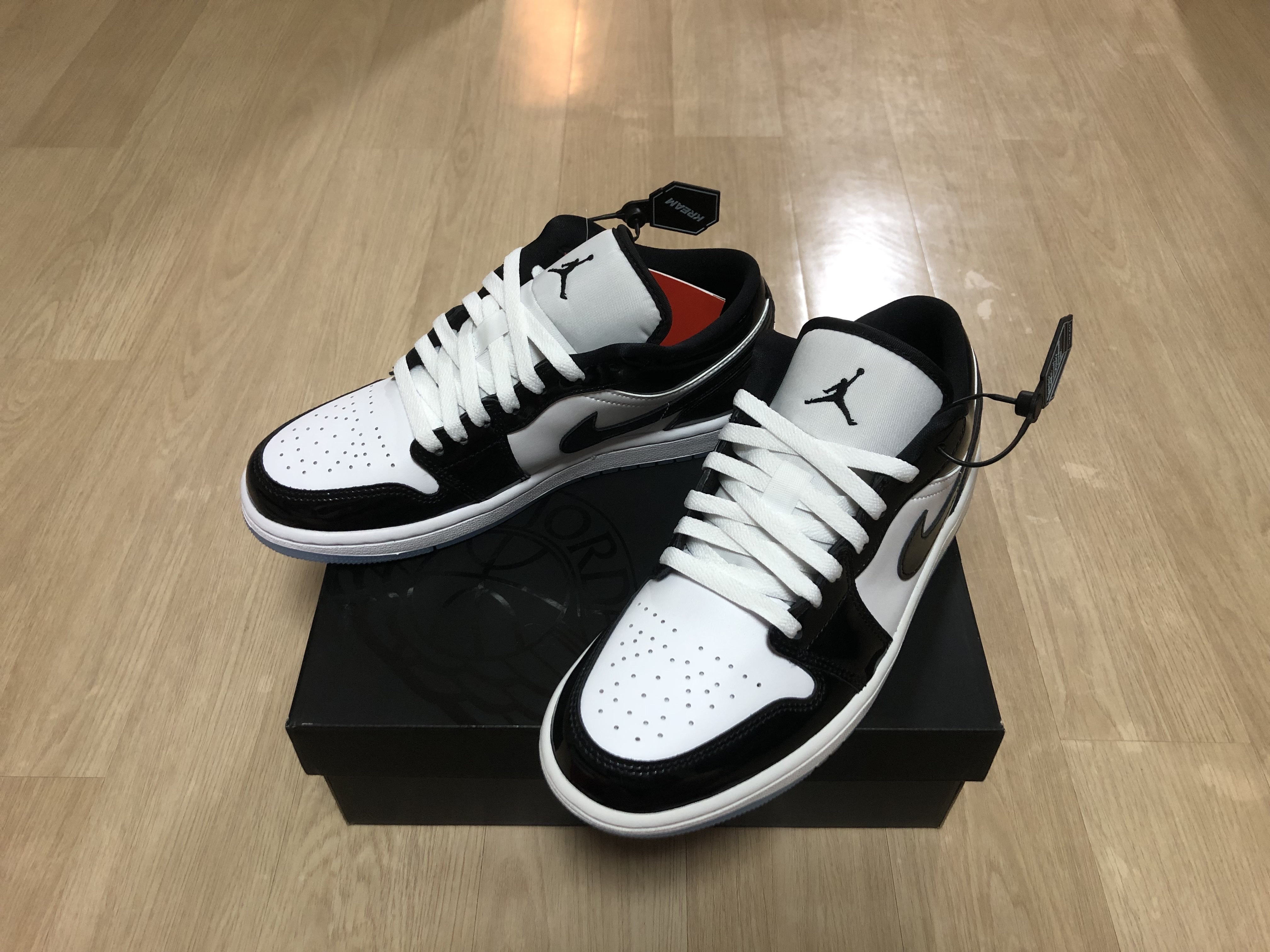 Jordan 1 Low SE Concord, (GS) Jordan 1 Low SE Concord 착용 스타일 - 1