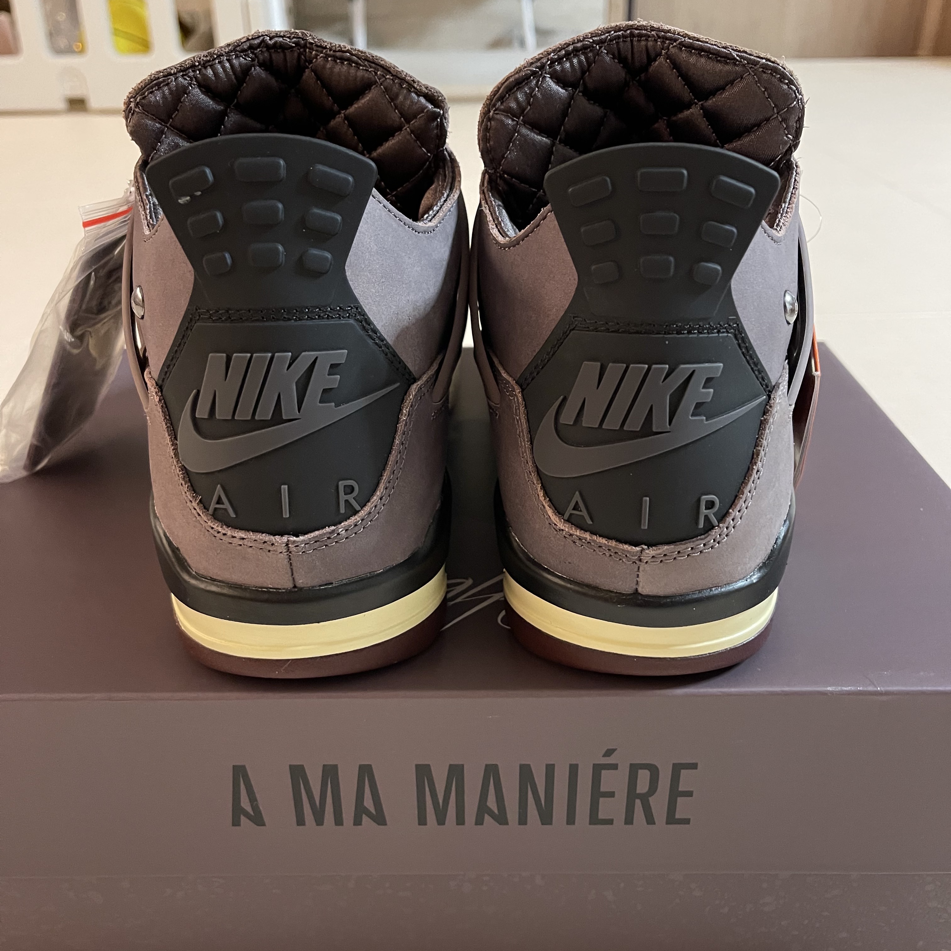 Jordan 4 x A Ma Maniere Retro Violet Ore 착용 스타일 - 4