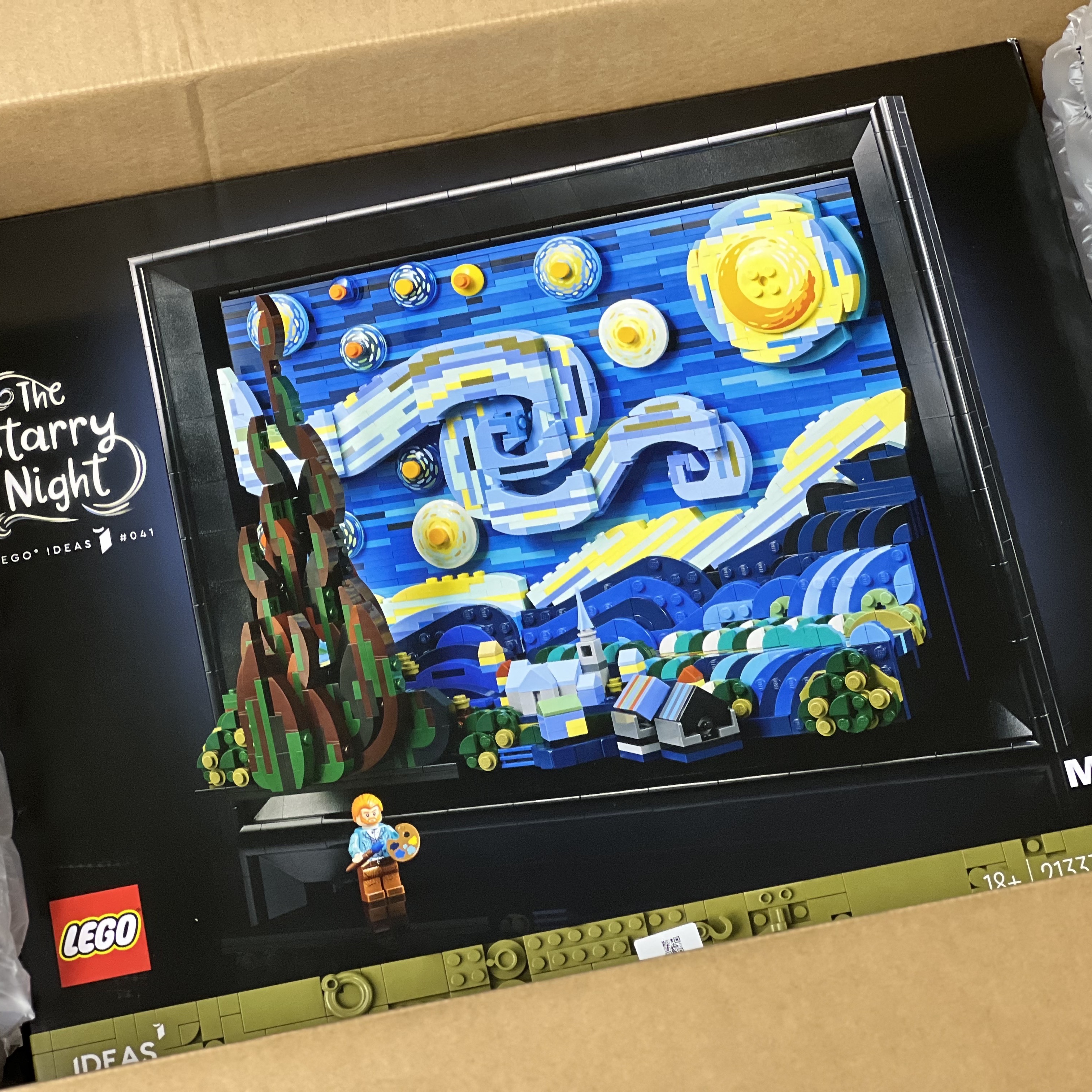 Lego Vincent Van Gogh The Starry Night 착용 스타일