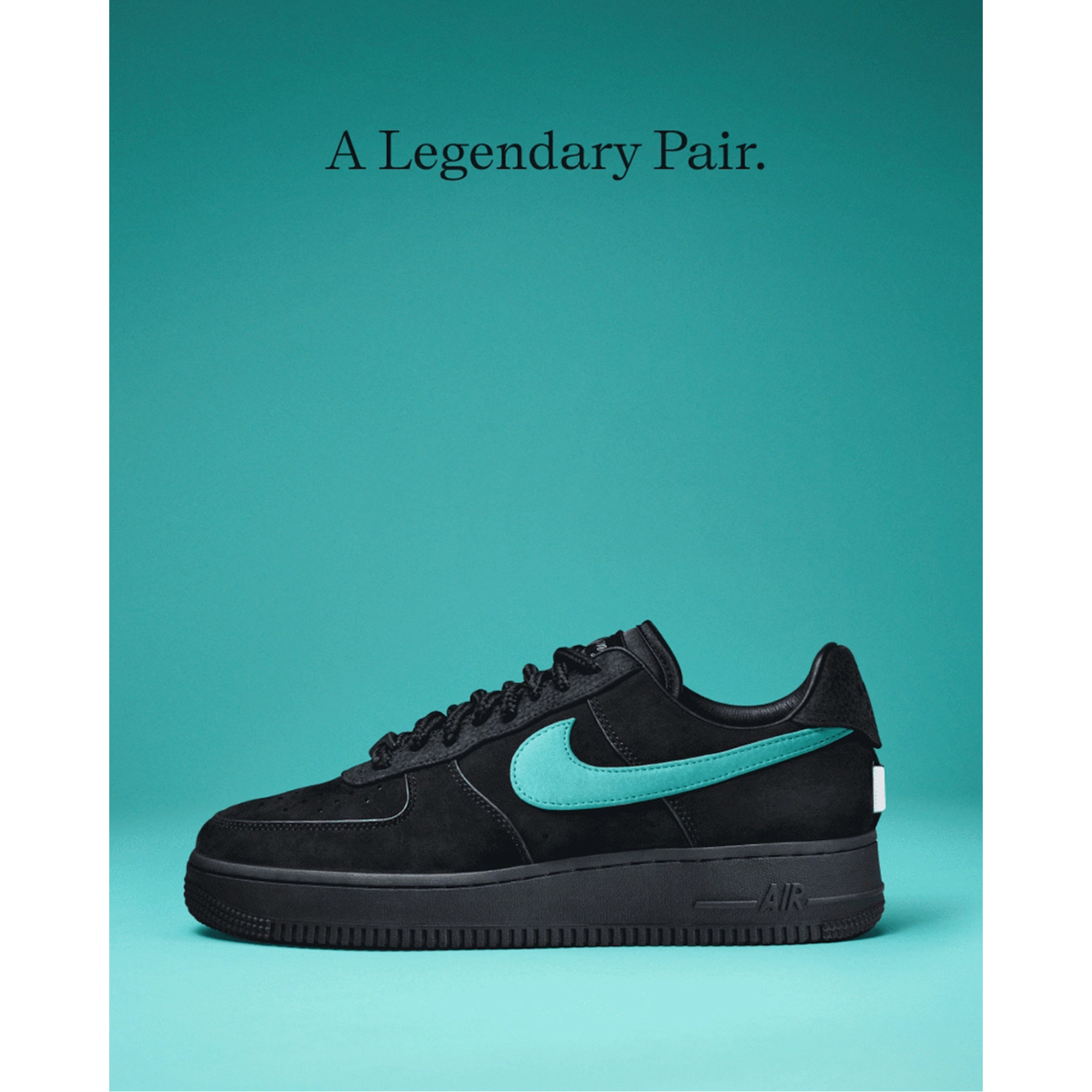Nike x Tiffany & Co. Air Force 1 Low SP 1837 착용 스타일 - 2