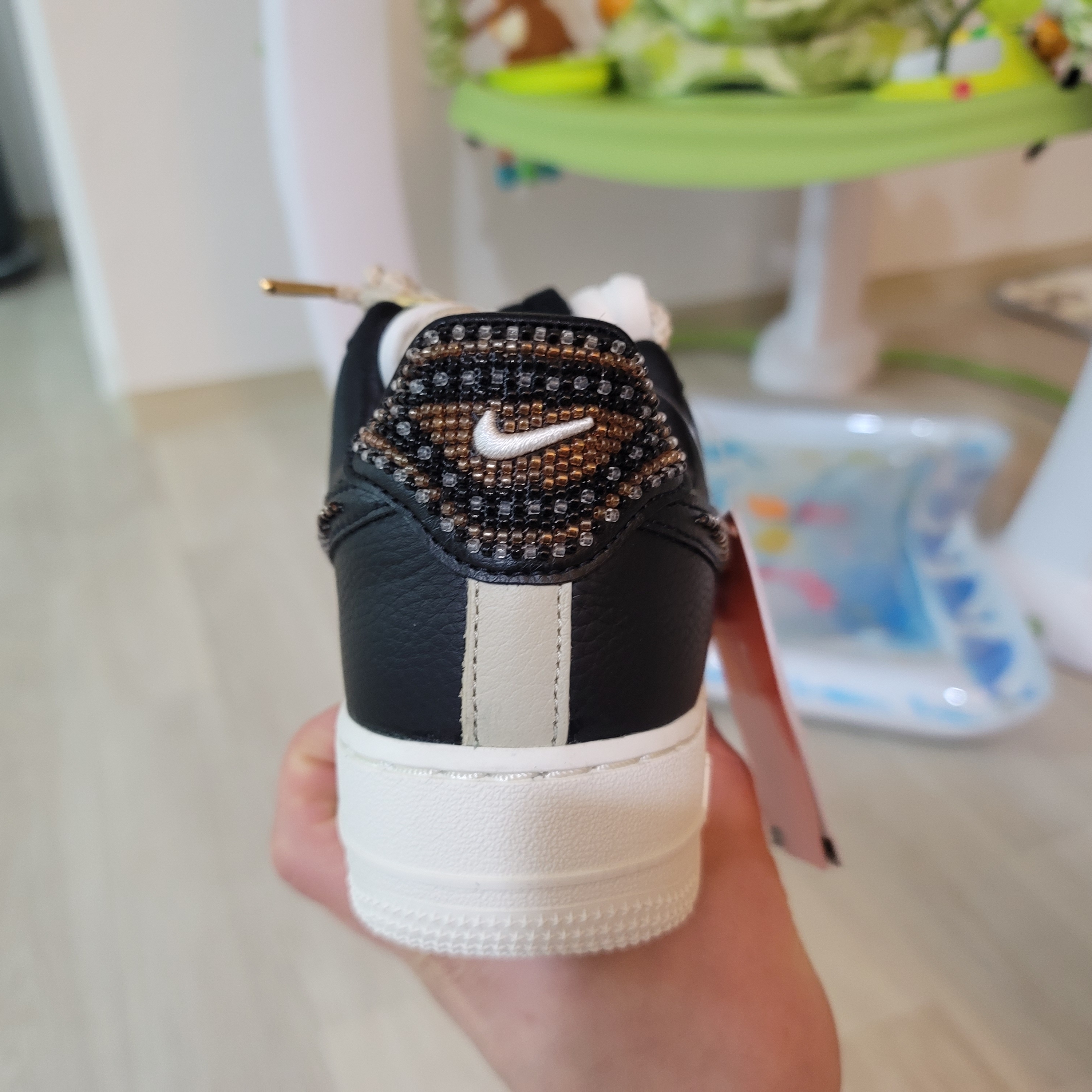 (W) Nike x Premium Goods Air Force 1 Low Black Sand 착용 스타일 - 2