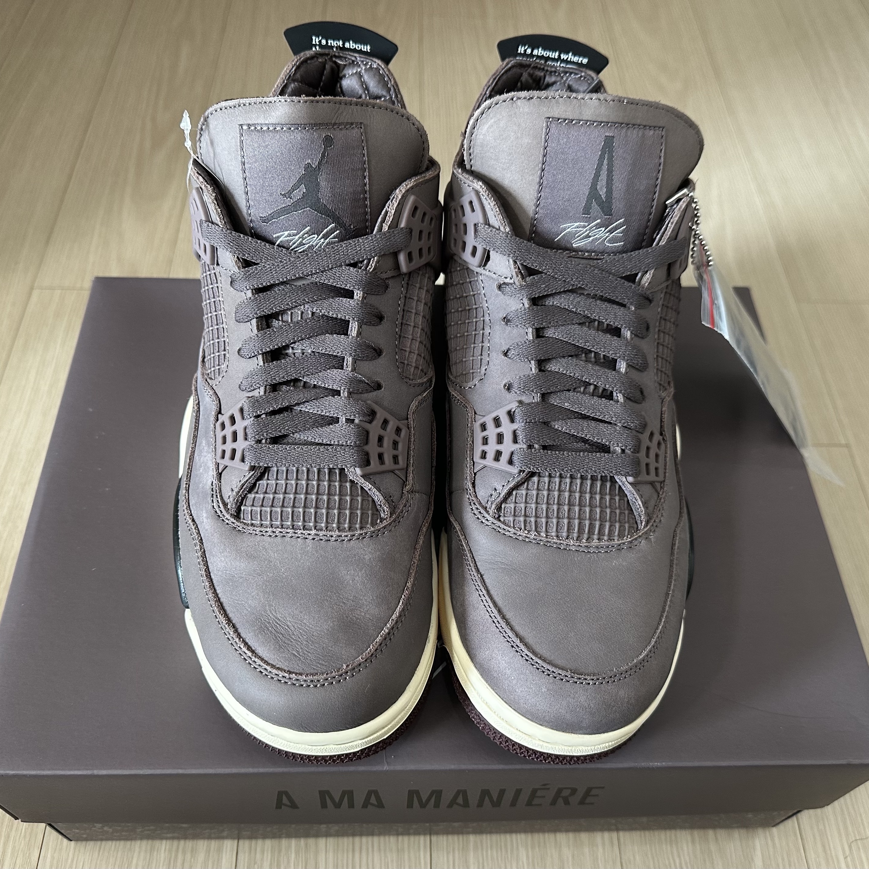 Jordan 4 x A Ma Maniere Retro Violet Ore 착용 스타일 - 2