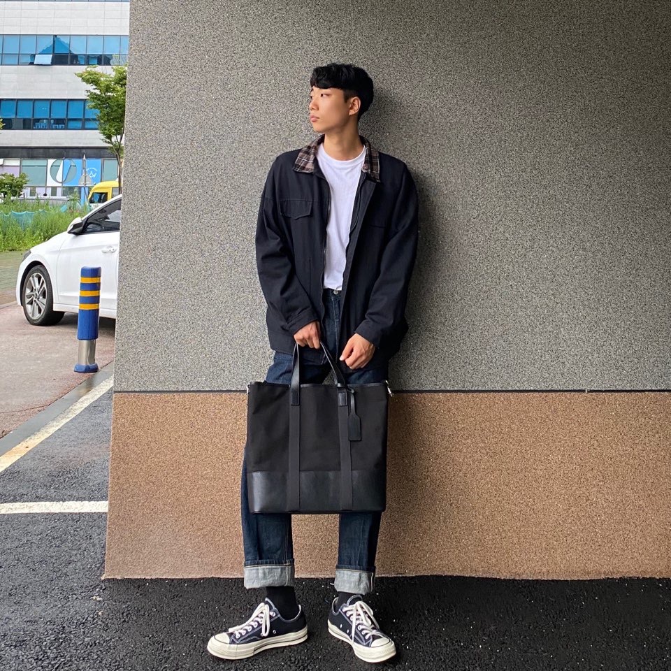 Converse Chuck 70 Ox Black - Standard 착용 스타일