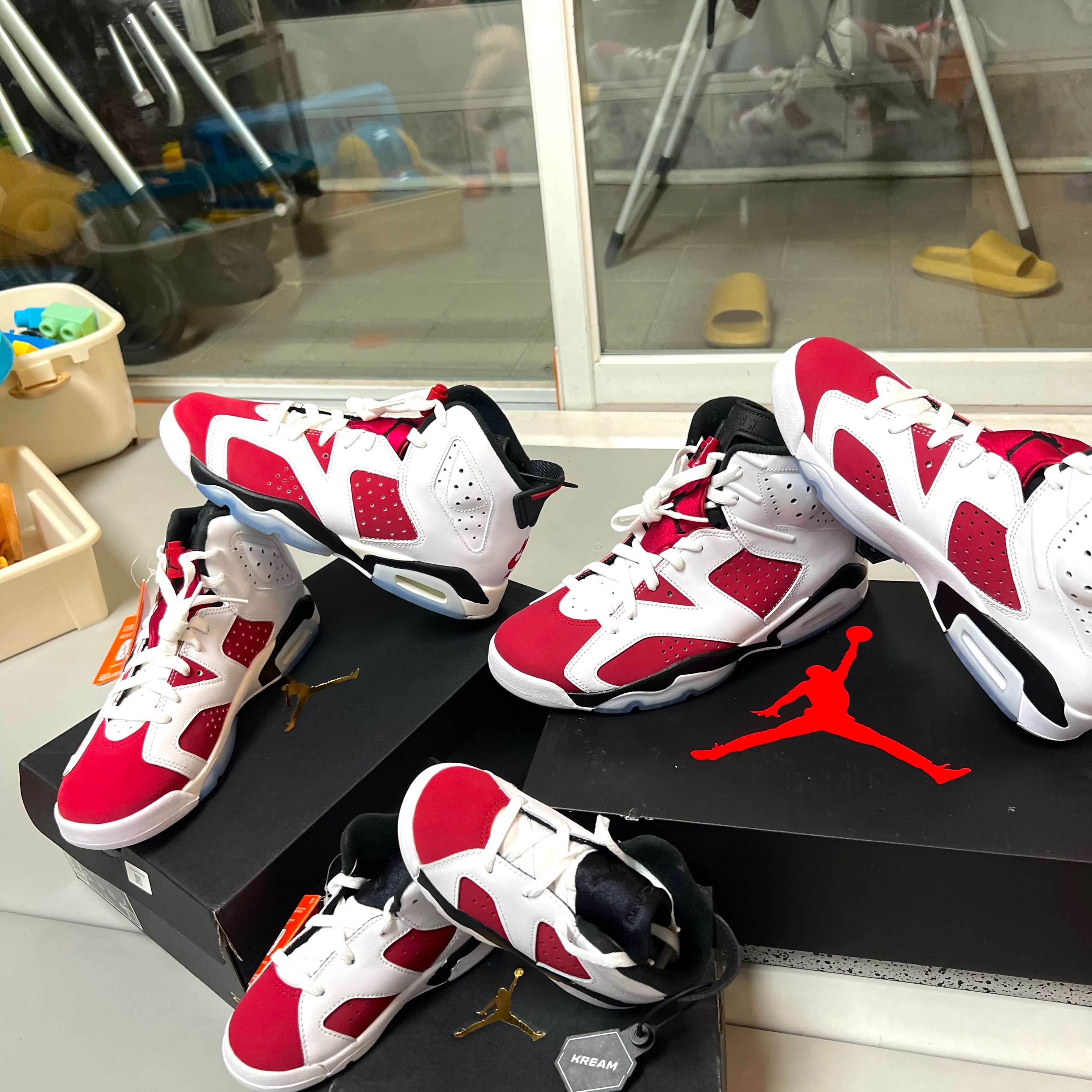 (GS) Jordan 6 Retro Carmine 2021, (TD) Jordan 6 Retro Carmine 2021 착용 스타일