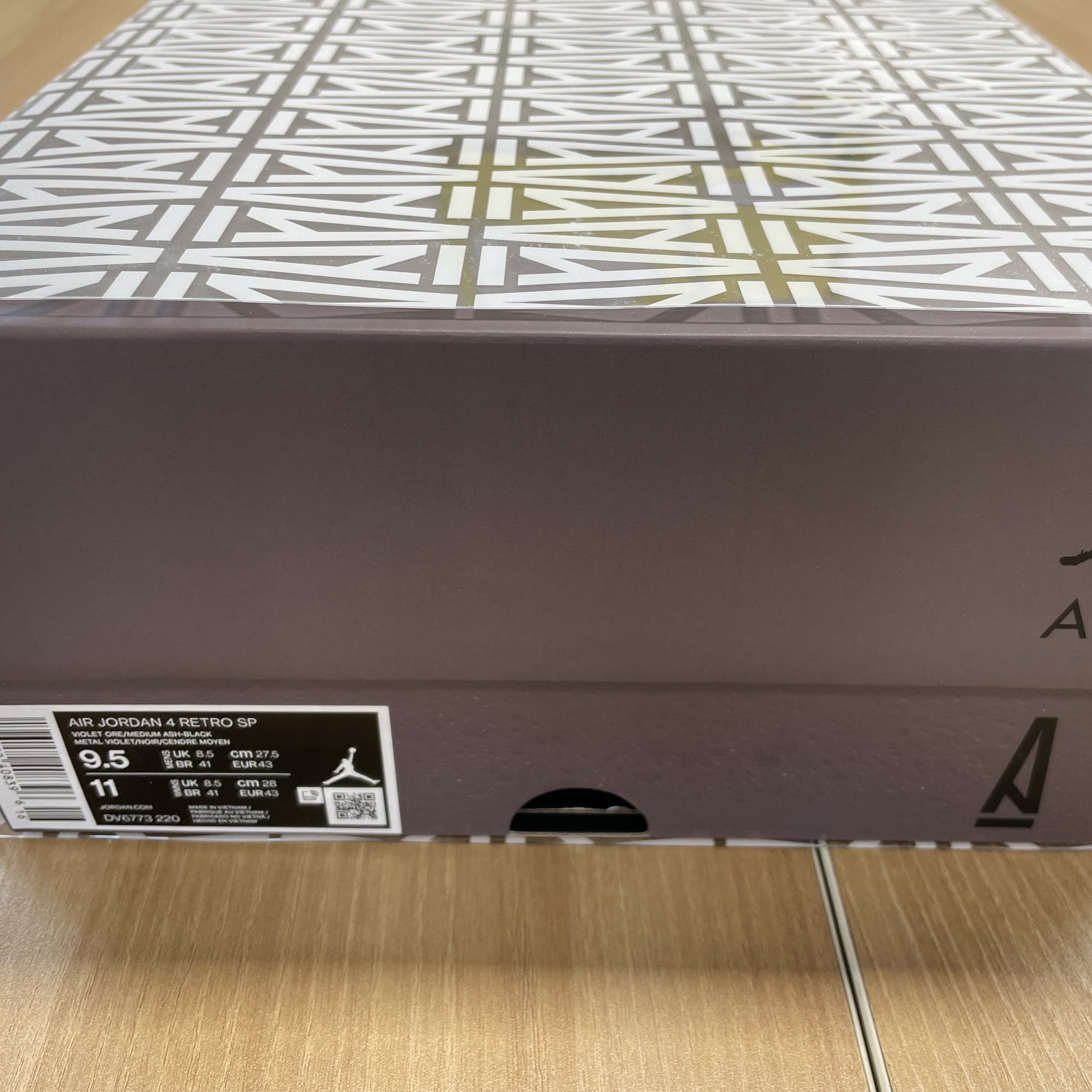 Jordan 4 x A Ma Maniere Retro Violet Ore 착용 스타일 - 2