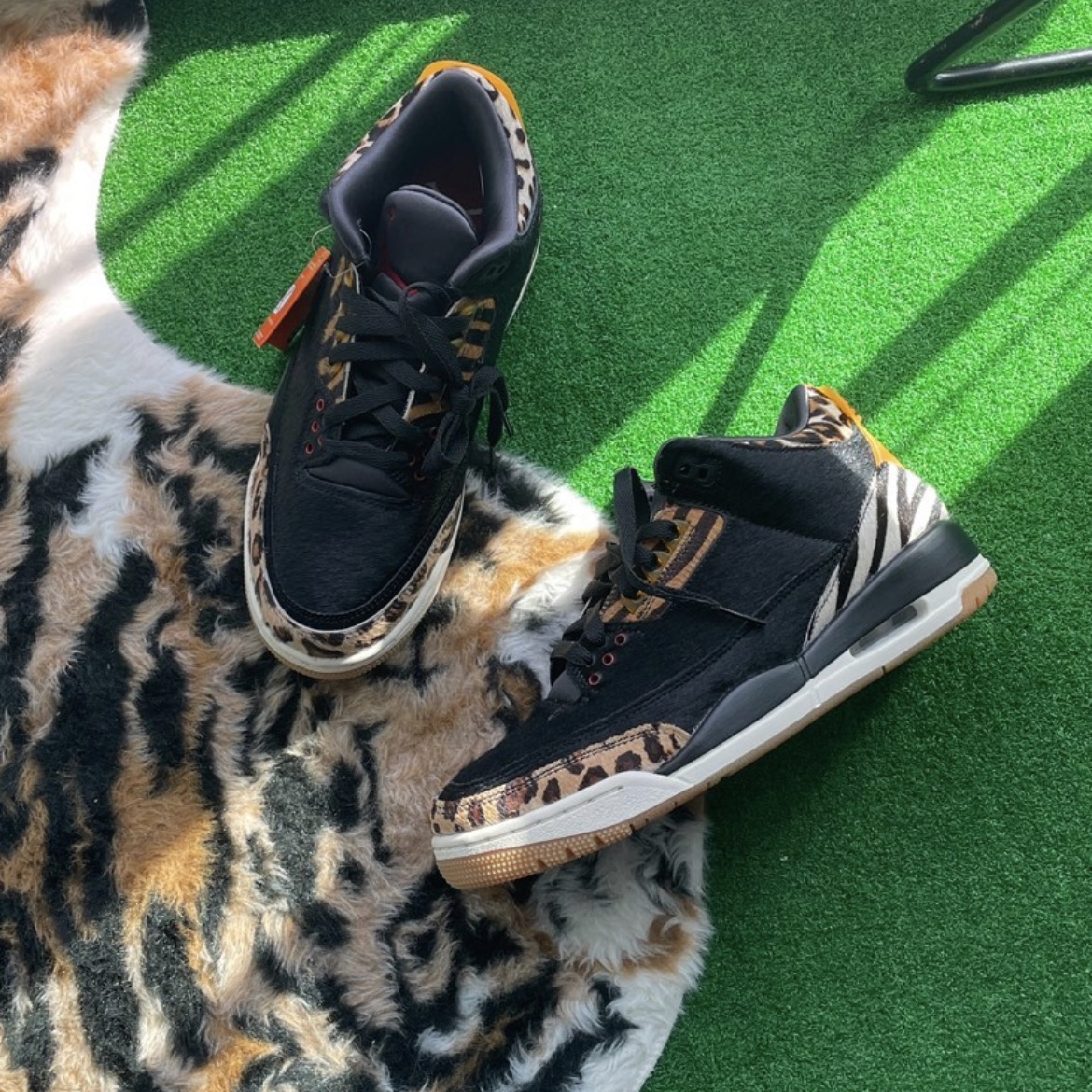 Jordan 3 Retro SE Animal Instinct 착용 스타일 - 2