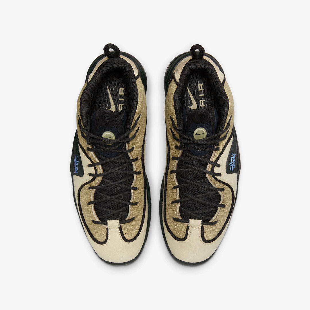 Nike x Stussy Air Penny II Rattan and Limestone 착용 스타일 - 4