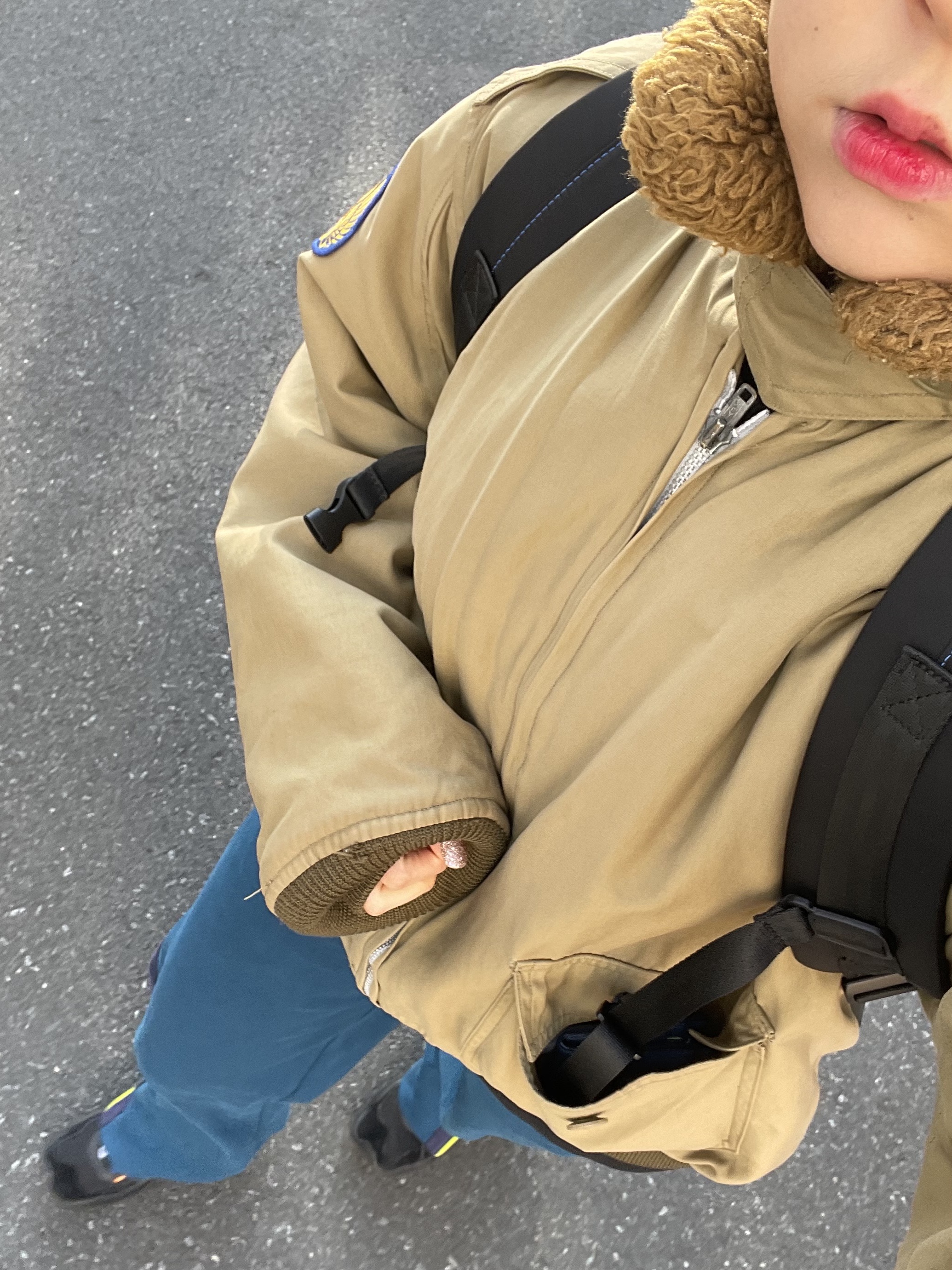 Ader Error x Zara Backpack Black, Zara x Ader Error Sneakers Black 착용 스타일 - 1