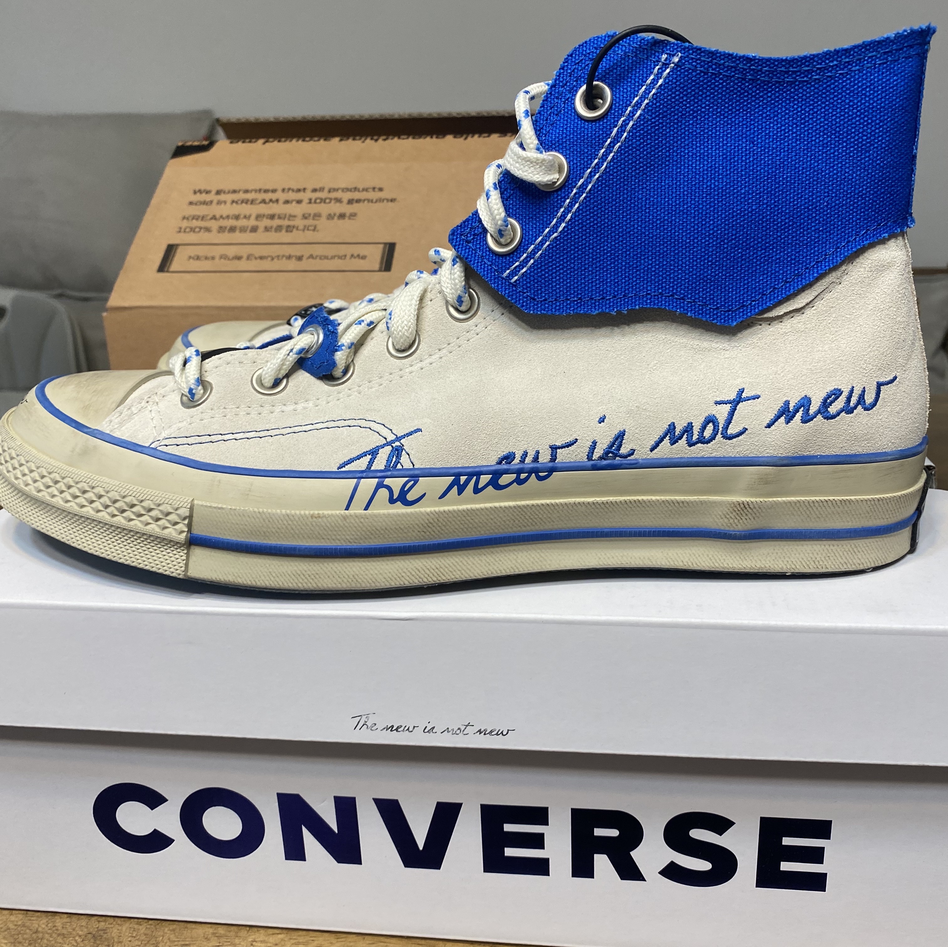Converse x Ader Error Chuck 70 High White 착용 스타일 - 1