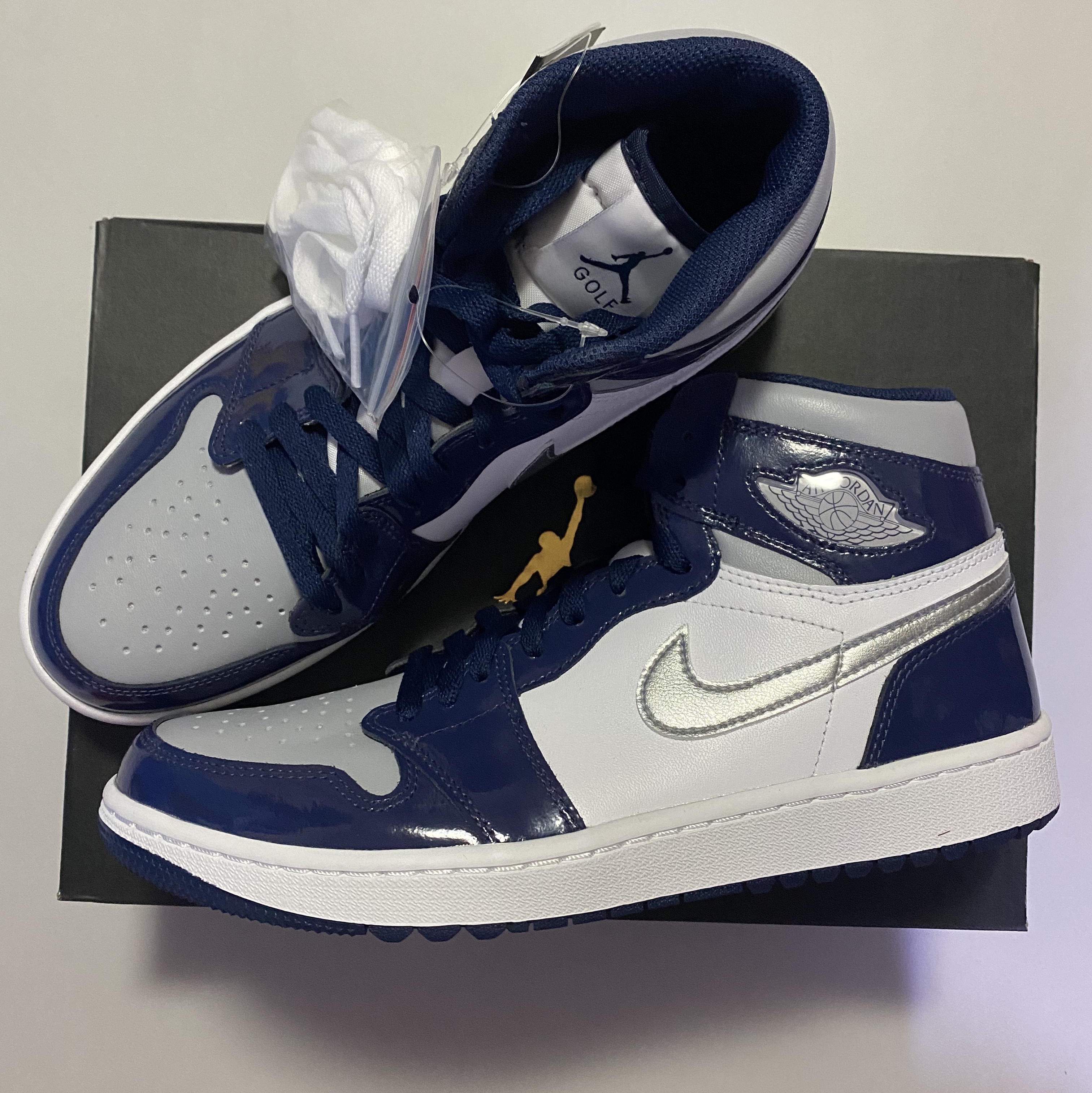 Jordan 1 High Golf Midnight Navy 착용 스타일