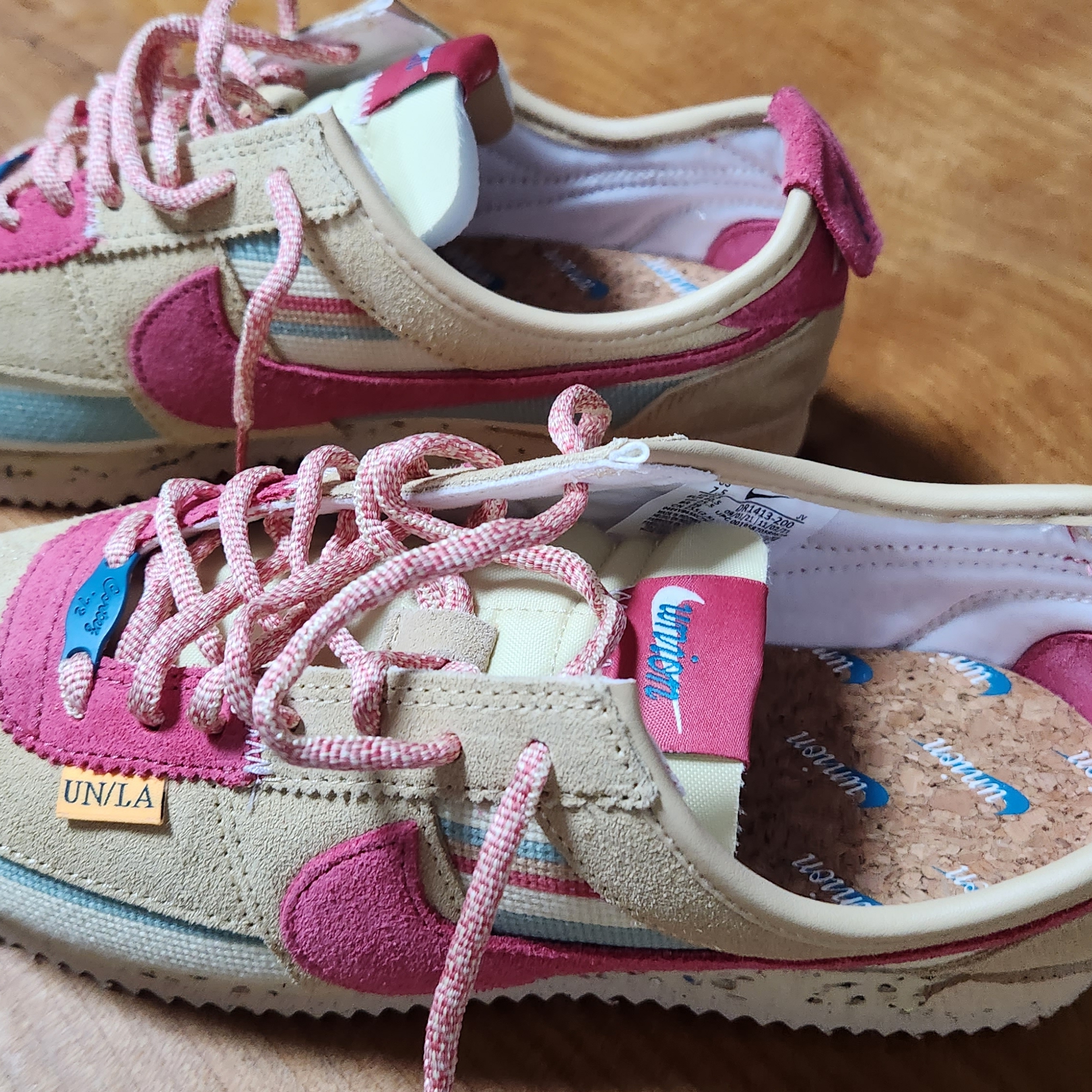 Nike x Union Cortez SP Sesame 착용 스타일