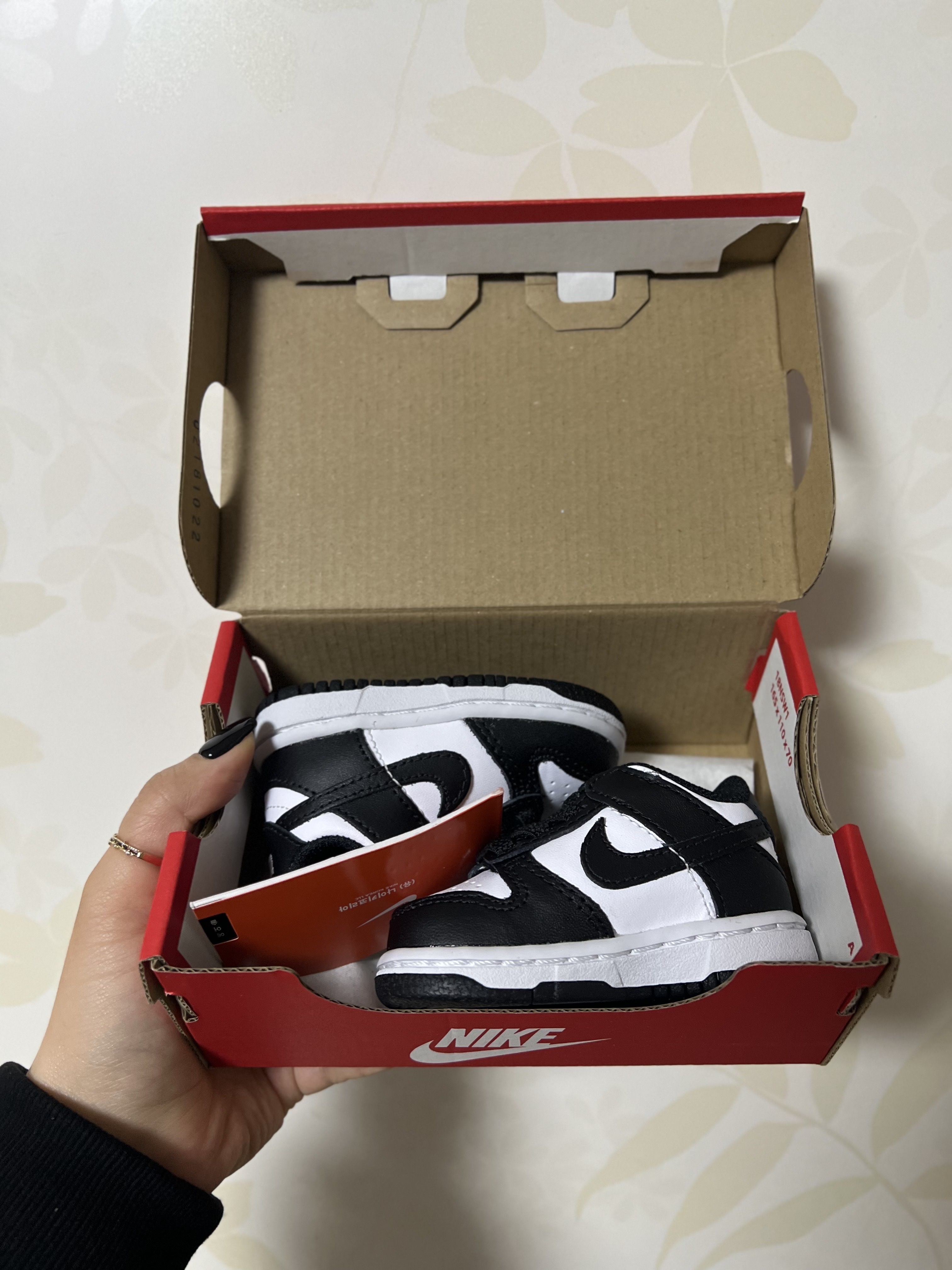 (TD) Nike Dunk Low Black 착용 스타일 - 1