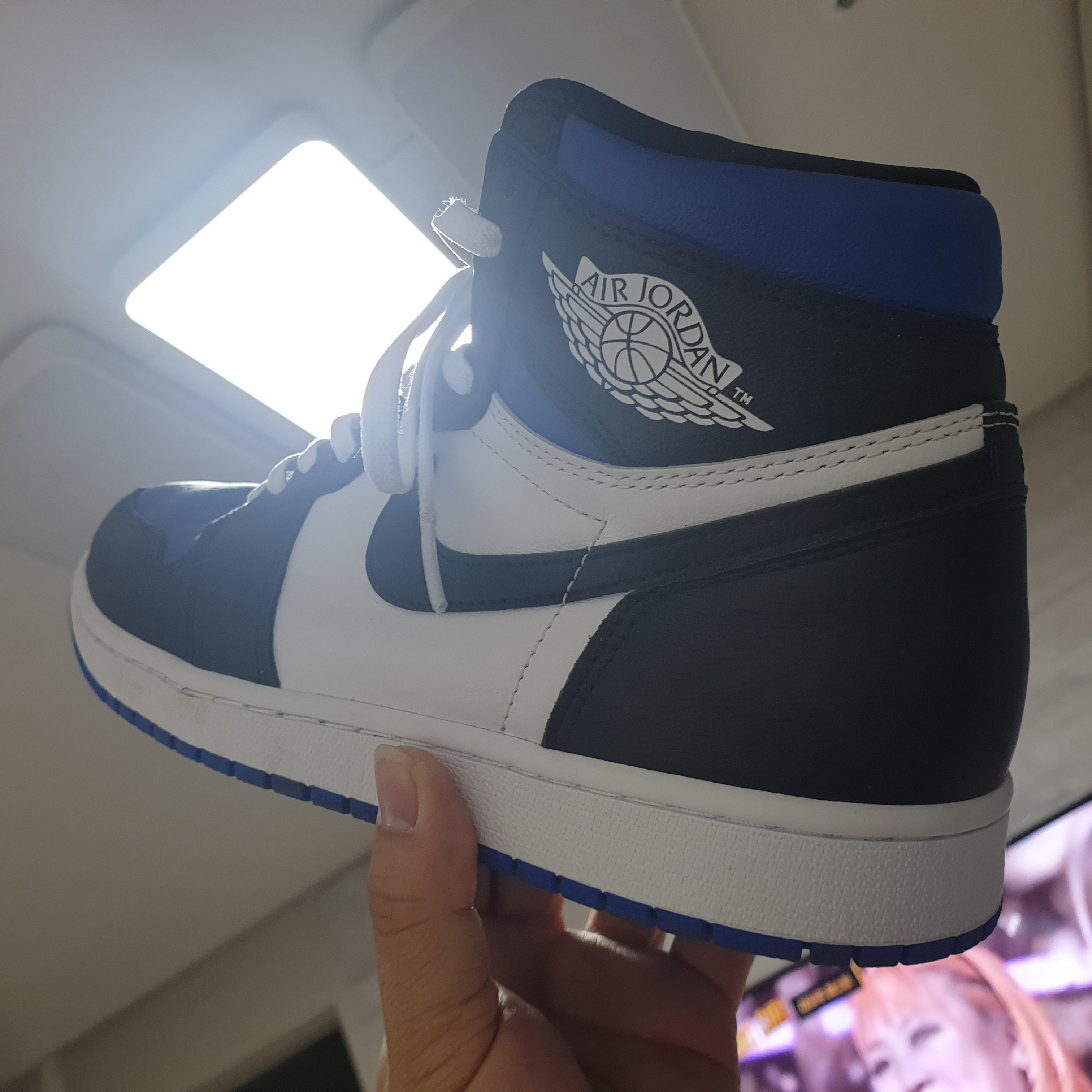 Jordan 1 Retro High OG Royal Toe 착용 스타일