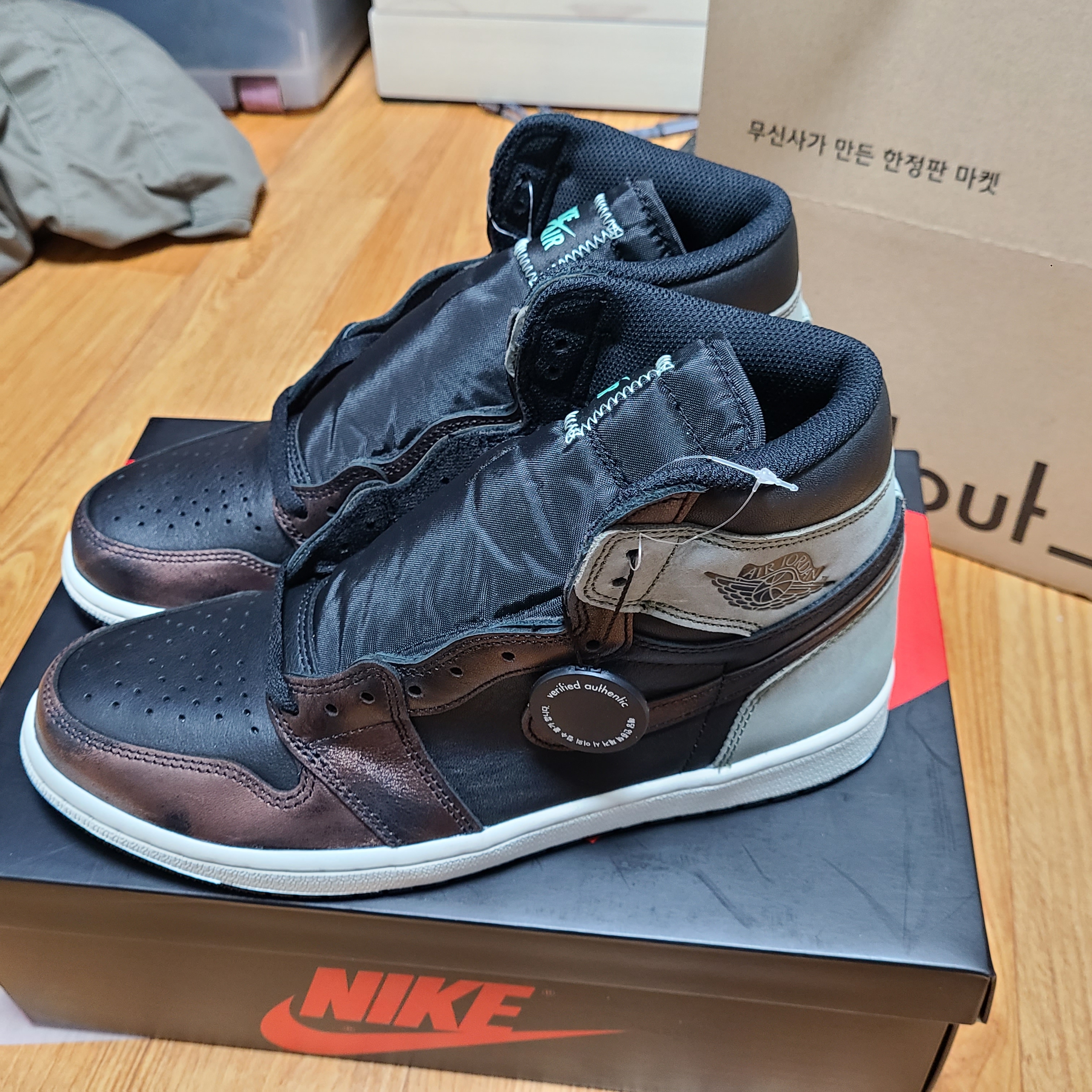 Jordan 1 Retro High OG Rust Shadow 착용 스타일 - 3
