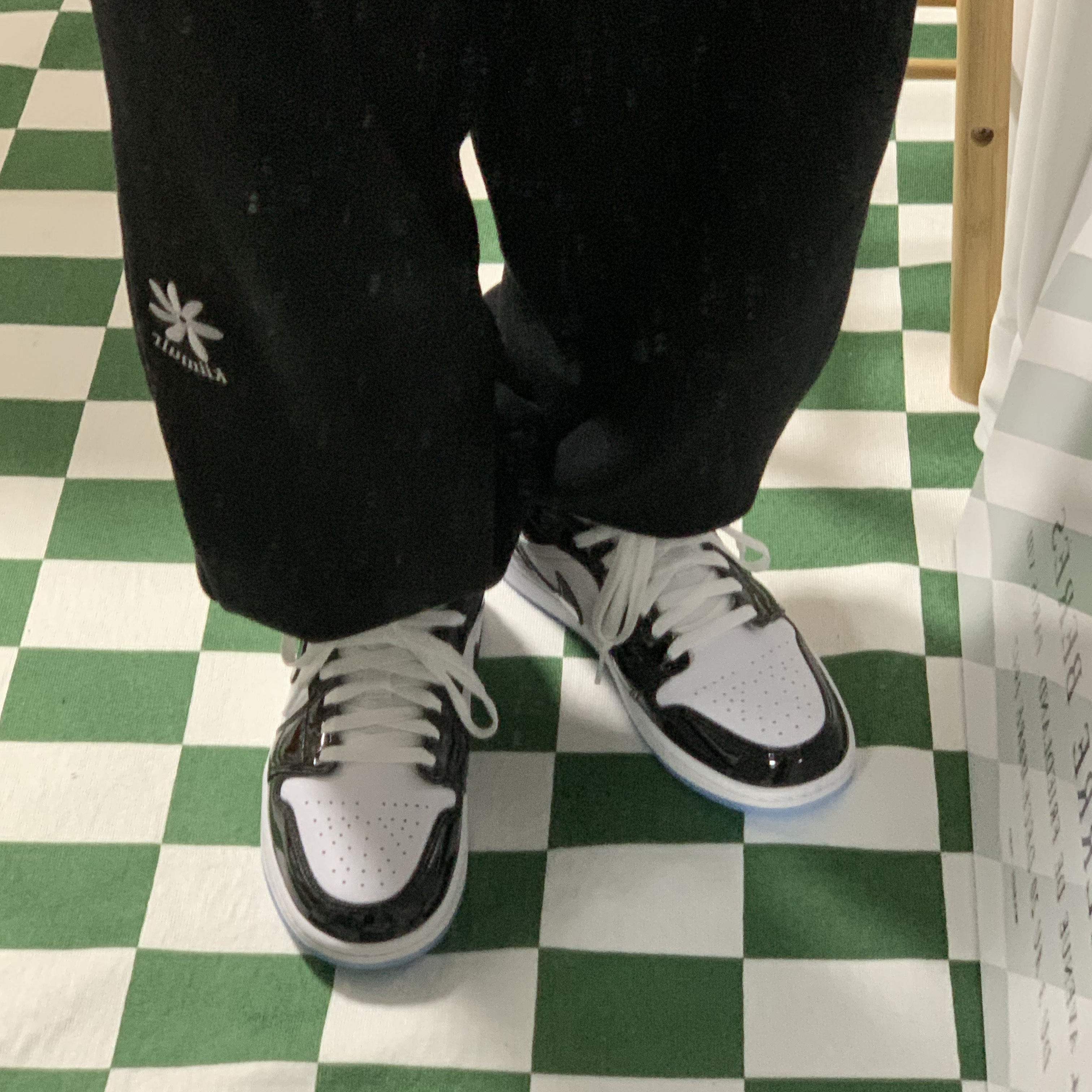 Jordan 1 Low SE Concord 착용 스타일 - 1