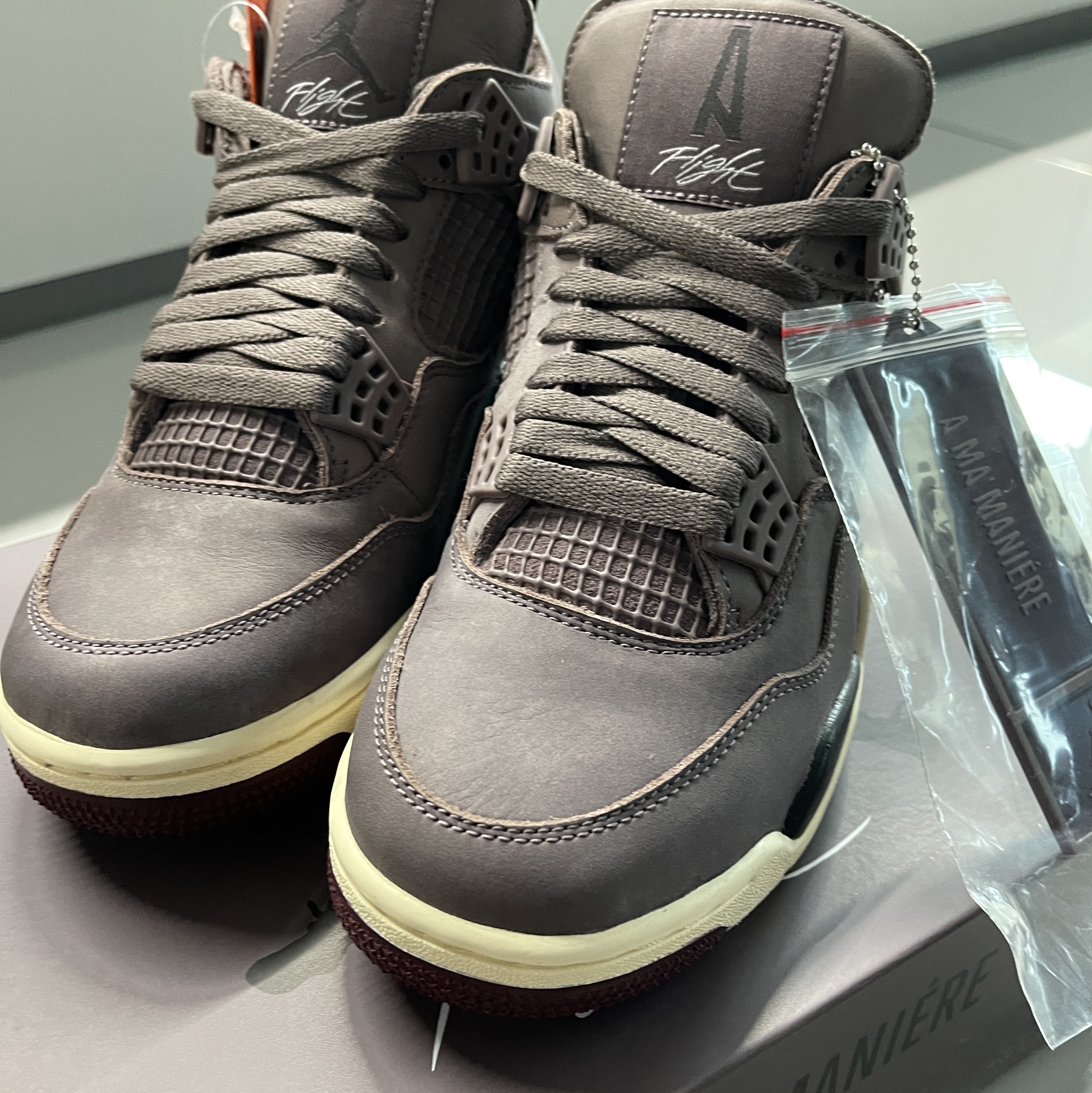 Jordan 4 x A Ma Maniere Retro Violet Ore 착용 스타일 - 4