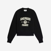 AMI Paris France Sweatshirt Black